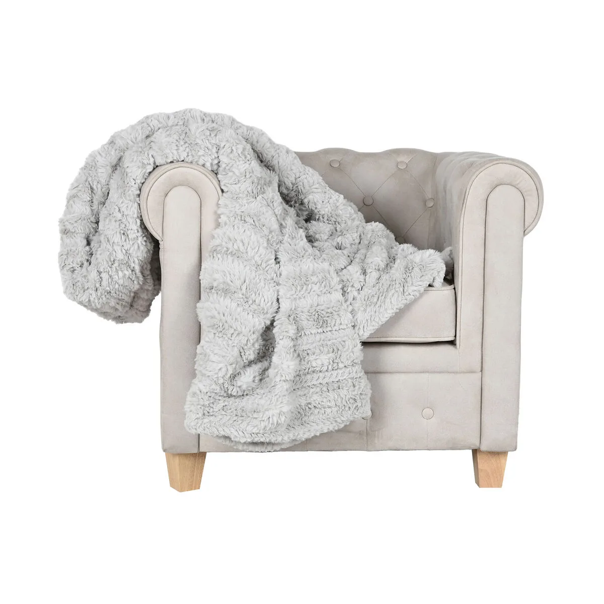 Couverture home esprit gris clair 220 x 240 x 1 cm s305877493. Diaytar : Votre guide shopping pour une sélection exigeante de produits tendance, technologiques et domestiques