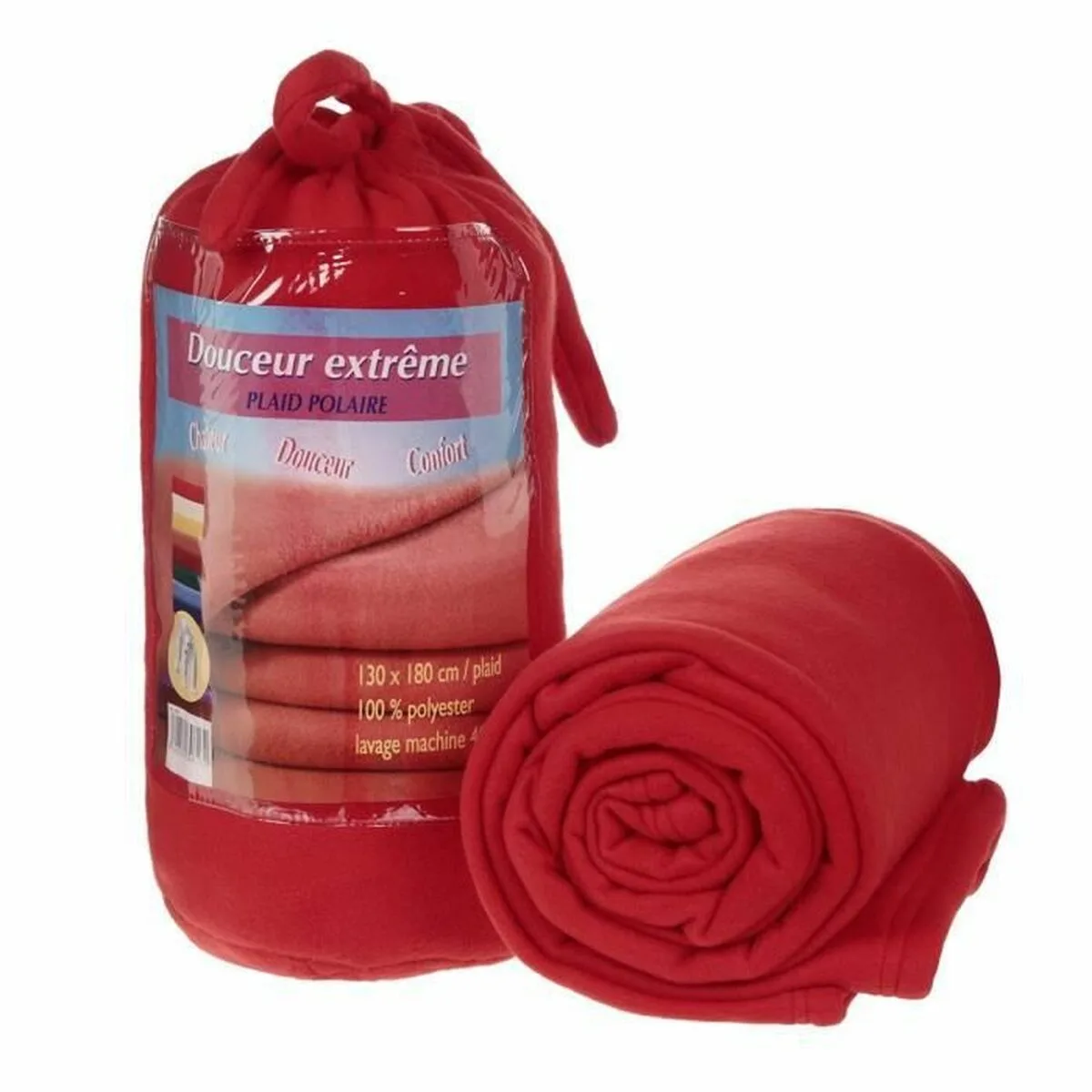 Couverture polaire rouge 130 x 180 cm s710546969. Diaytar, c'est la convergence entre votre style unique et notre sélection infinie de produits qui lui correspondent.