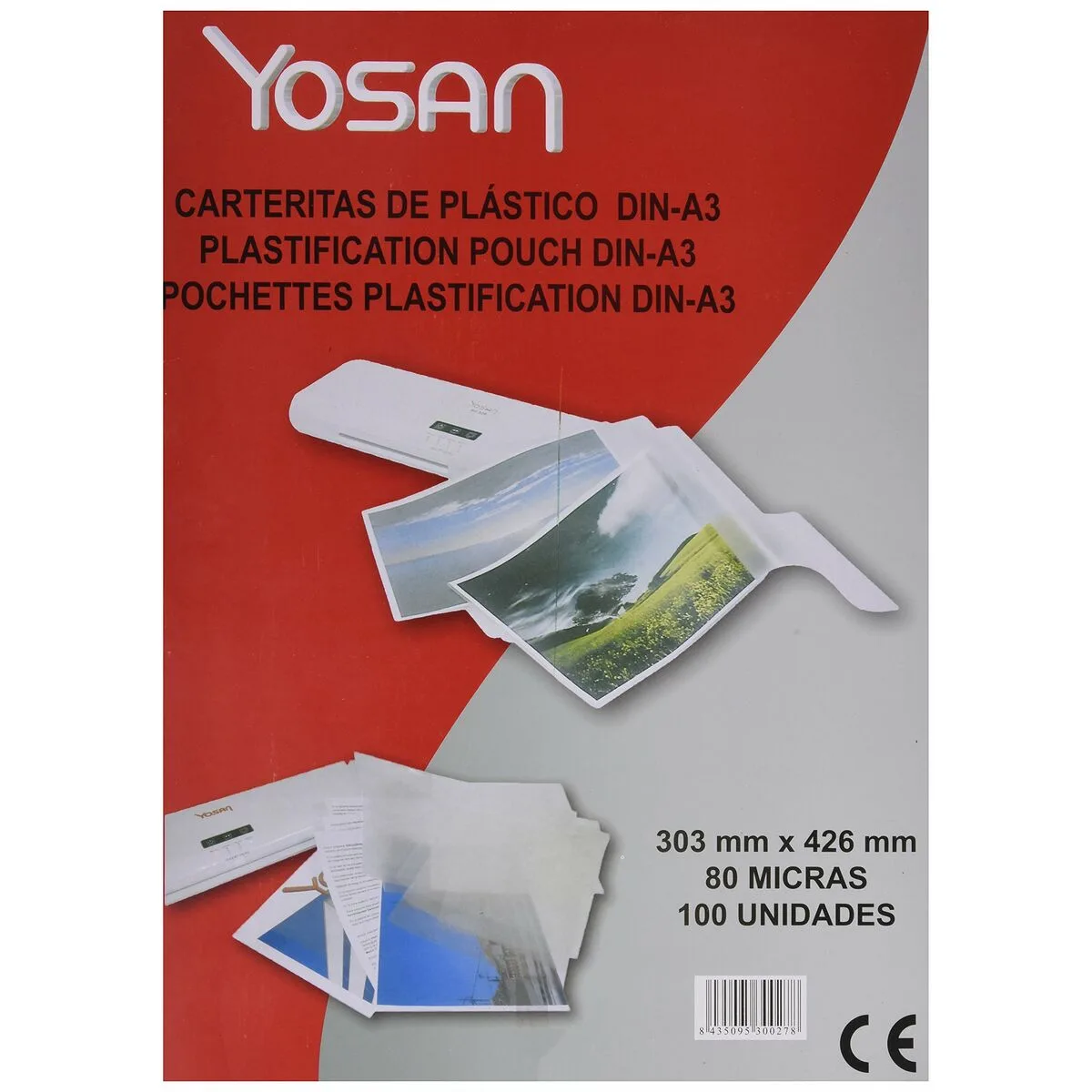 Couvertures de plastification yosan transparent a3 s842042731. Diaytar, c'est la convergence entre votre style unique et notre sélection infinie de produits qui lui correspondent.