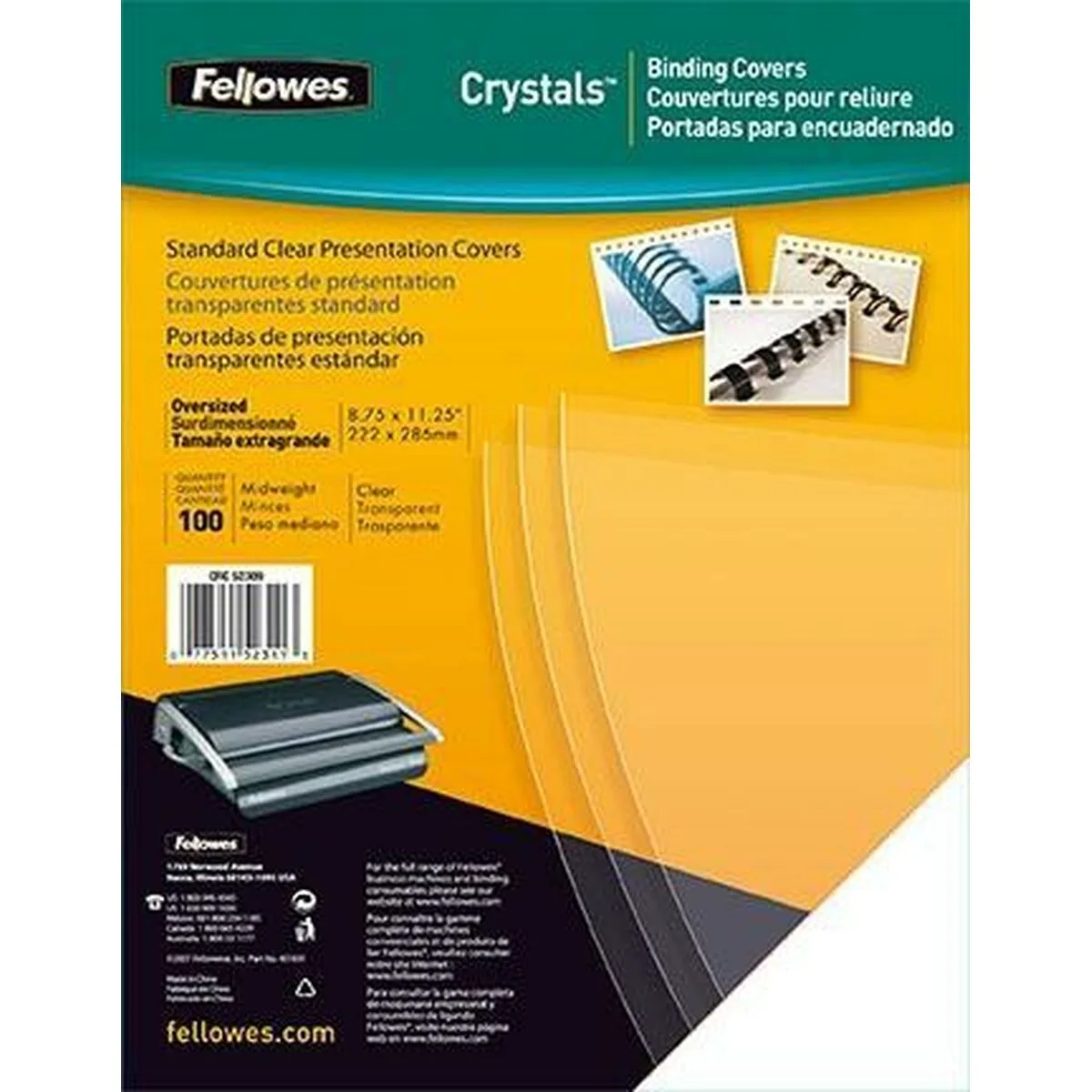 Couvertures de reliure fellowes 5375901 transparent a4 100 pieces 100 unites s990335223. Diaytar, l'art de mélanger les genres : trouvez l'équipement électronique parfait et l'objet déco qui lui correspondra