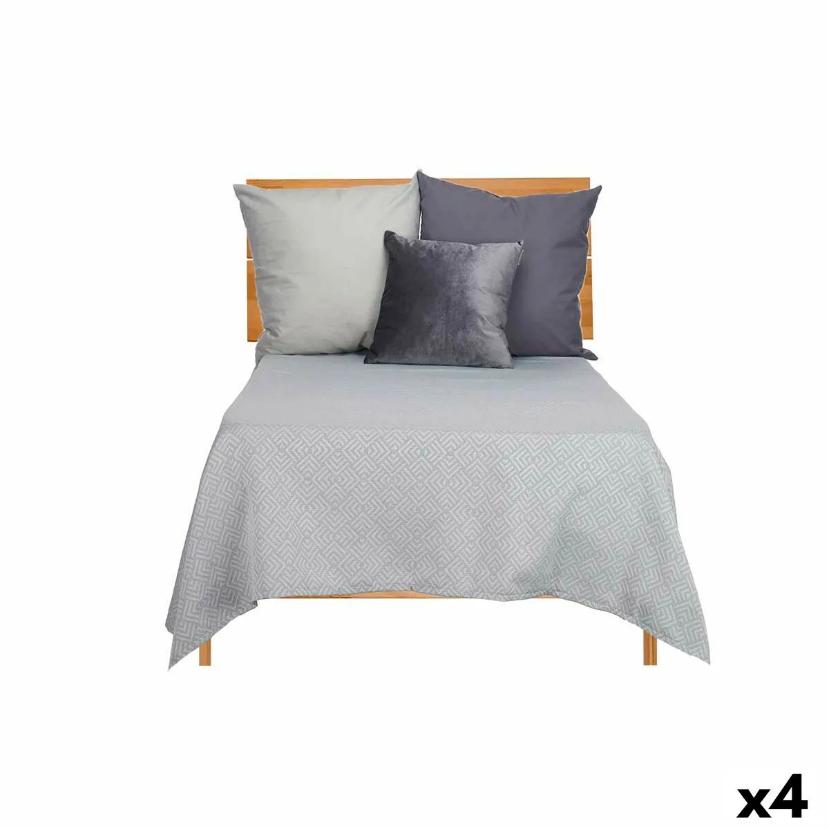 Couvre lit 180 x 260 cm geometrique gris 4 unites s362624180. Diaytar, c'est la boîte à outils de votre vie idéale. Des produits pour construire, embellir et optimiser votre quotidien.