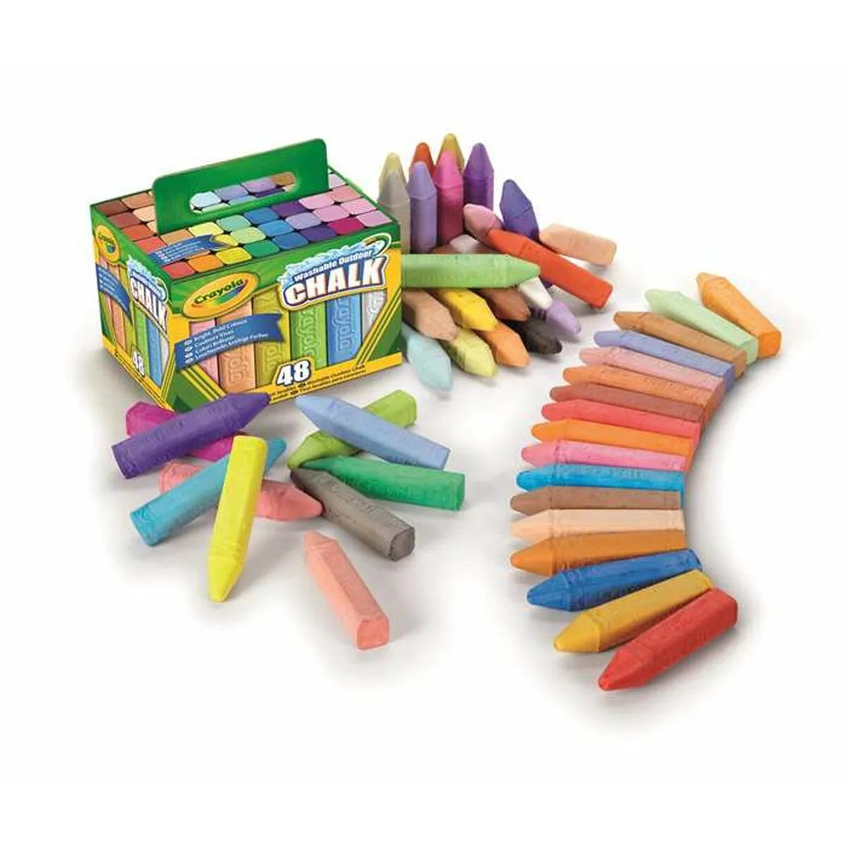 Craies de sol crayola maxi multicouleur lavable 48 pieces 17 x 13 x 12 cm s243586340. Diaytar s'adapte à vos besoins avec une gamme complète et variée.