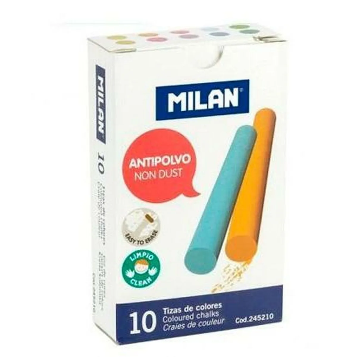 Craies milan multicouleur 10 unites s843919559. L'excellence à portée de clic avec la boutique en ligne Diaytar.