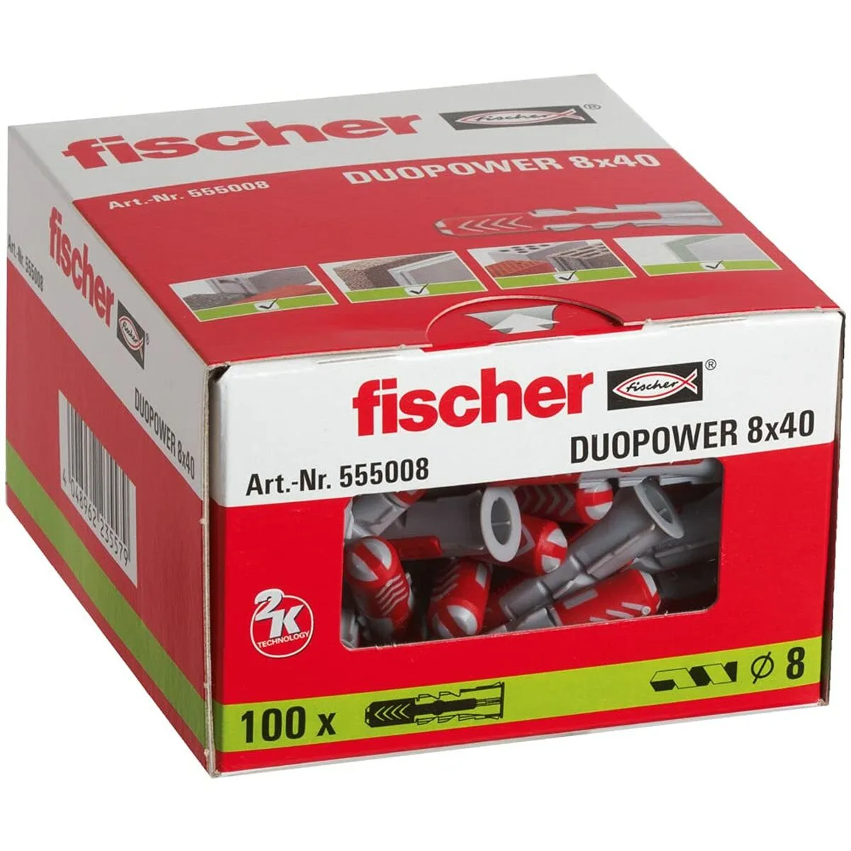 Crampons fischer 8 x 40 mm 100 unites s790398149. Notre équipe chez Diaytar est une brigade de passionnés, toujours en chasse pour dénicher la perle rare qui vous fera vibrer.