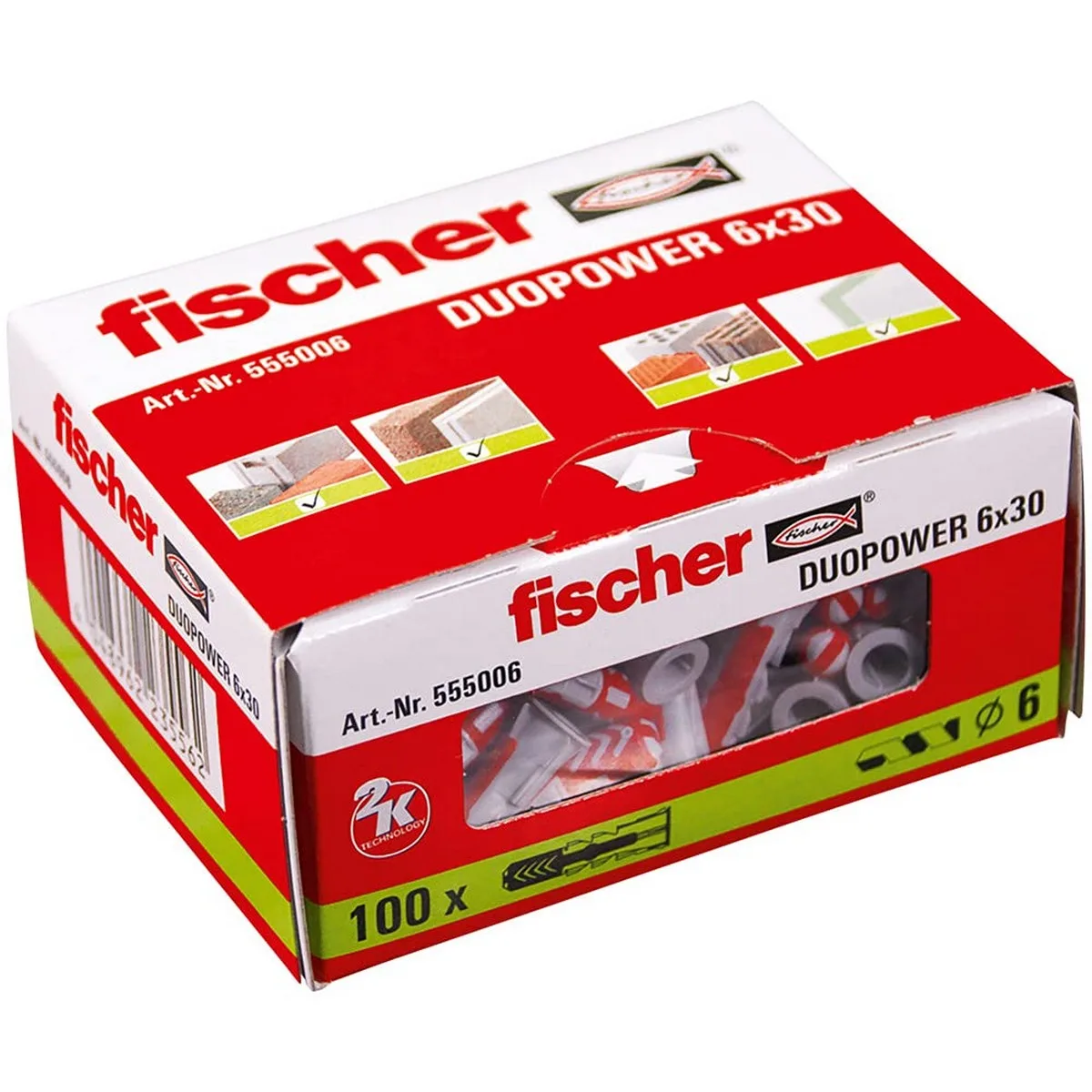Crampons fischer duopower 555006 100 pieces o 6 x 30 mm s790398042. Notre équipe chez Diaytar est une brigade de passionnés, toujours en chasse pour dénicher la perle rare qui vous fera vibrer.