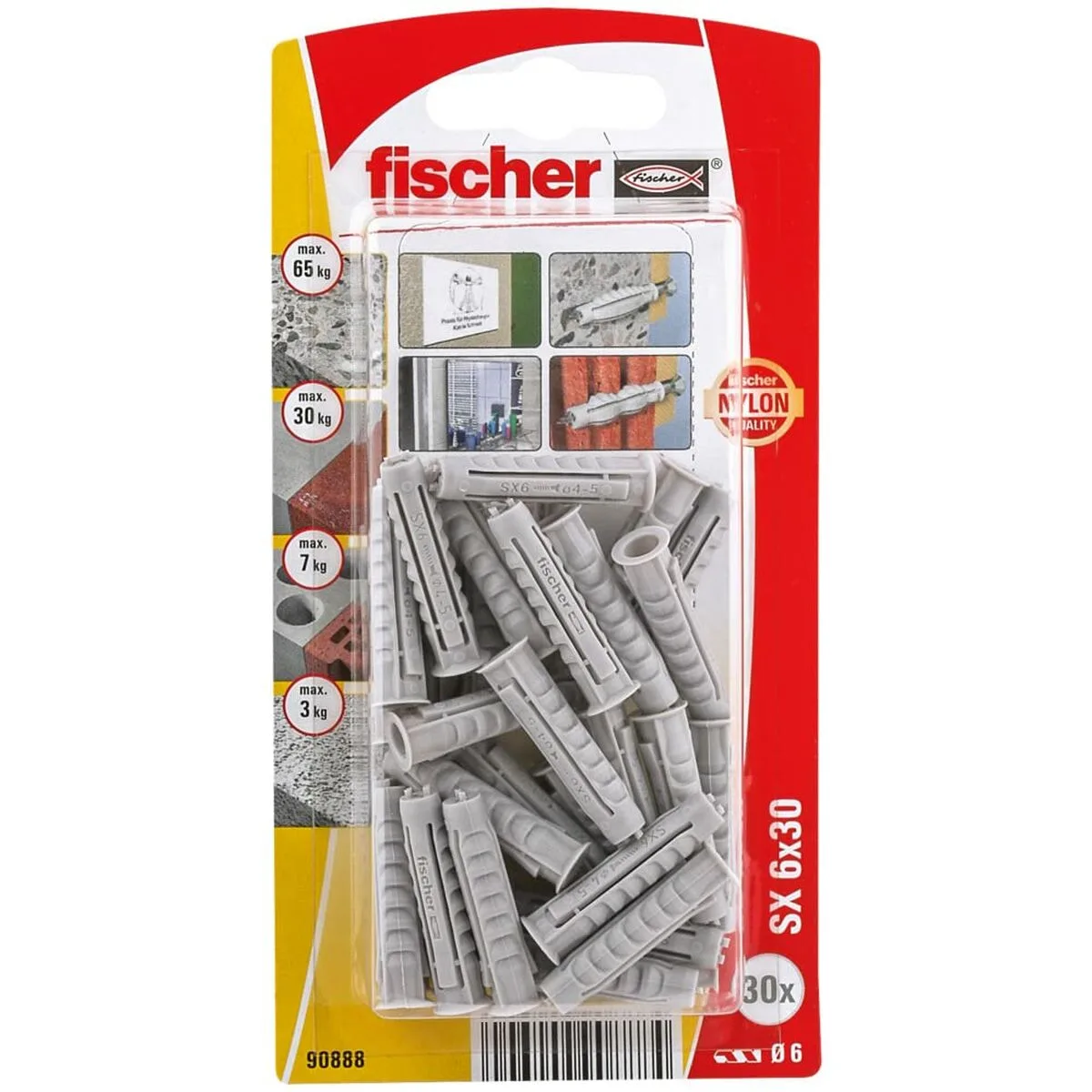 Crampons fischer sx 90888 nylon 6 x 30 mm 30 unites s790194359. Diaytar, une vision du shopping en ligne où chaque catégorie de produits, de la high-tech au généraliste, est traitée avec excellence
