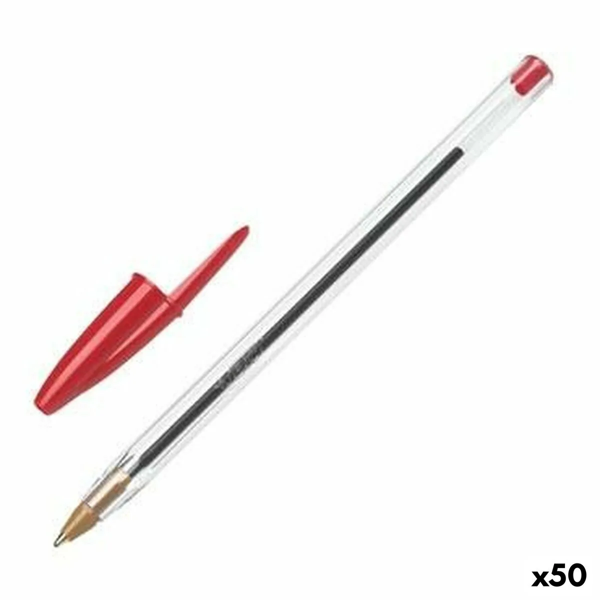Crayon bic cristal original rouge 0 32 mm 50 unites s842107062. Bienvenue sur Diaytar, l'endroit où les produits ne sont pas juste achetés, mais sont adoptés pour la vie.