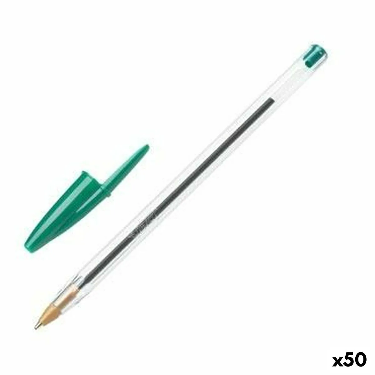Crayon bic cristal original vert 0 32 mm 50 unites s842107177. Diaytar, c'est le cercle vertueux : des produits de qualité qui améliorent votre vie, qui vous rendent heureux, alors vous revenez.