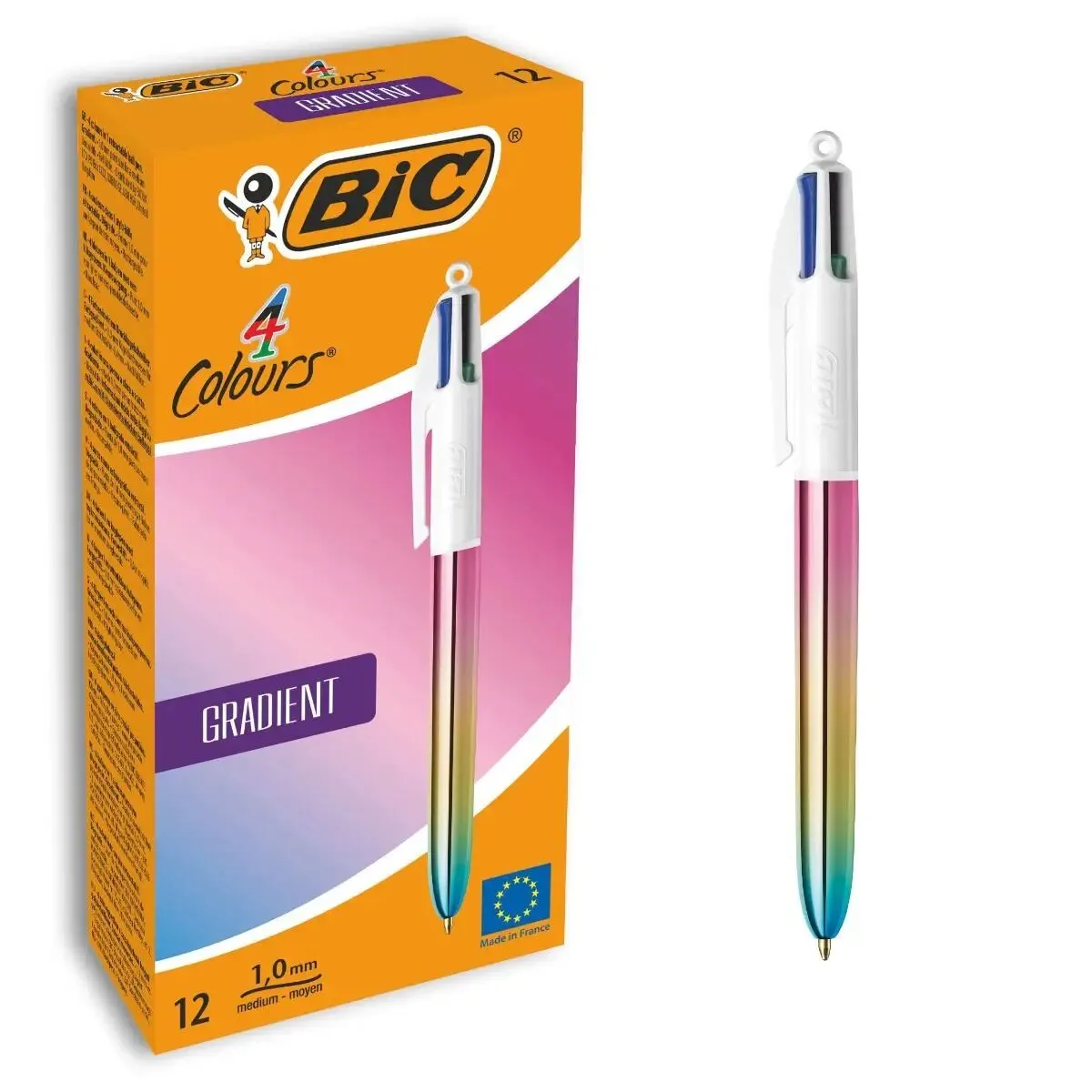 Crayon bic gradient multicouleur 0 32 mm 12 pieces s842645028. La qualité Diaytar : un engagement, une promesse, une satisfaction garantie.