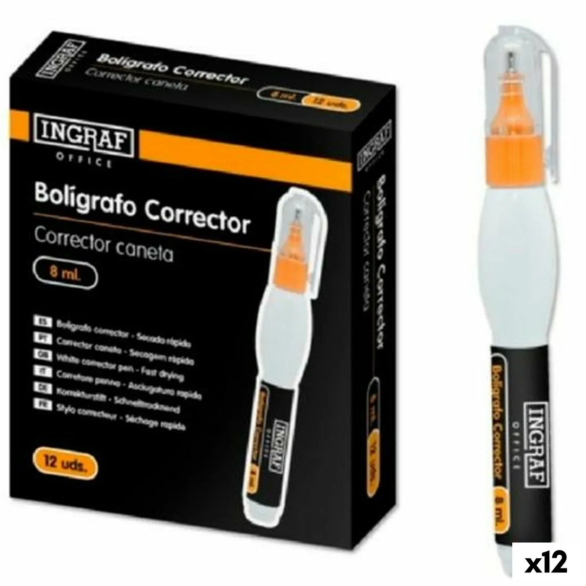 Crayon correcteur ingraf 8 ml 12 unites s842208977. Diaytar, c'est le cocktail parfait entre l'esprit start-up et l'expertise d'un grand commerçant généraliste.