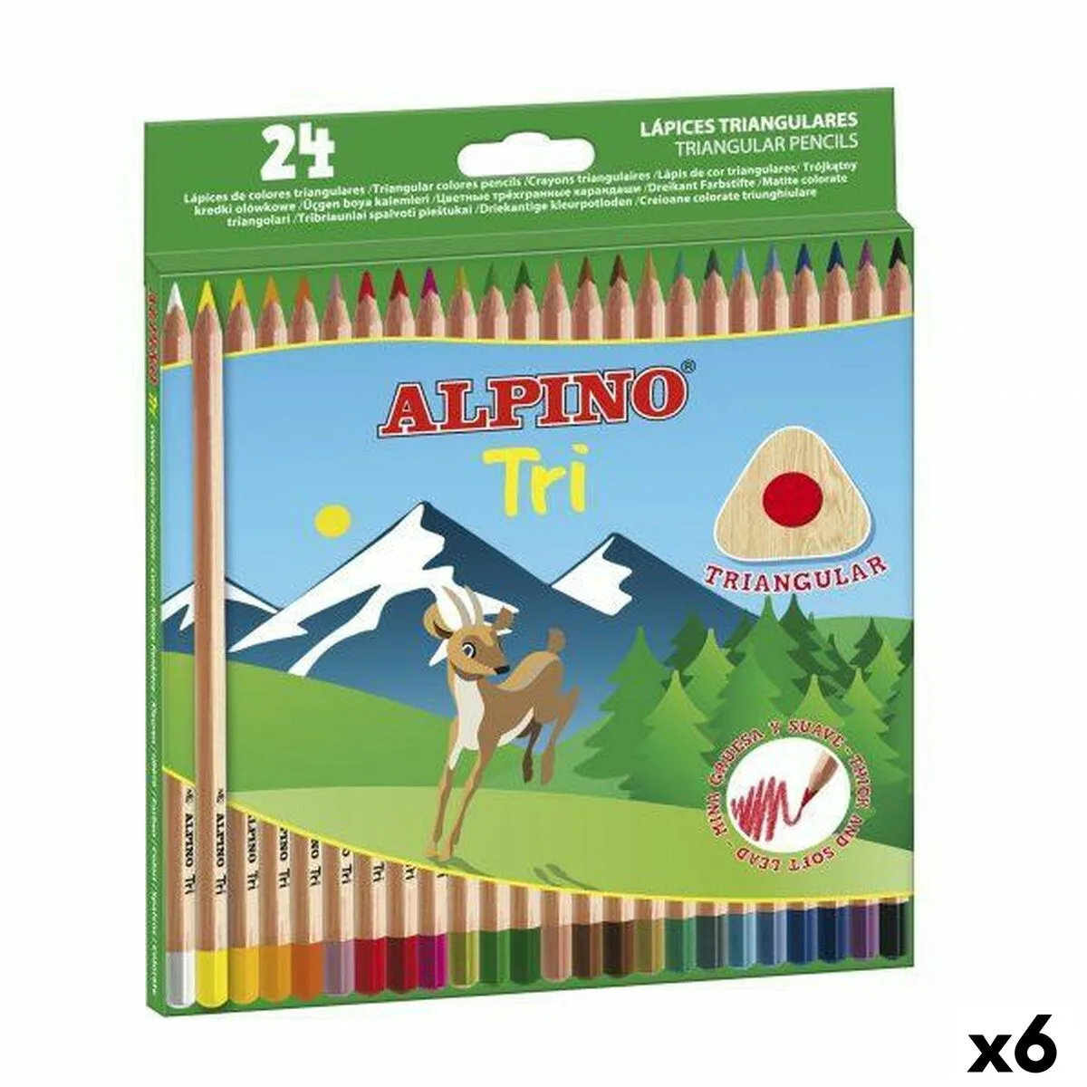 Crayons de couleur alpino tri multicouleur 6 unites s843409824. Diaytar vous habille de la tête aux pieds avec goût et raffinement.