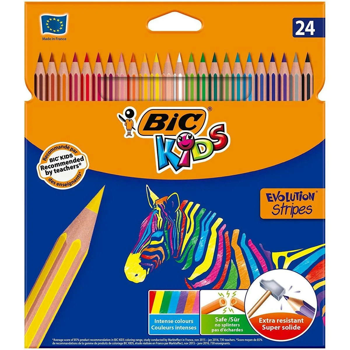 Crayons de couleur bic kids evolution stripes multicouleur 24 pieces s840161438. Bienvenue chez Diaytar, où nous croyons que le meilleur produit est celui qui vous trouve, et non l'inverse.