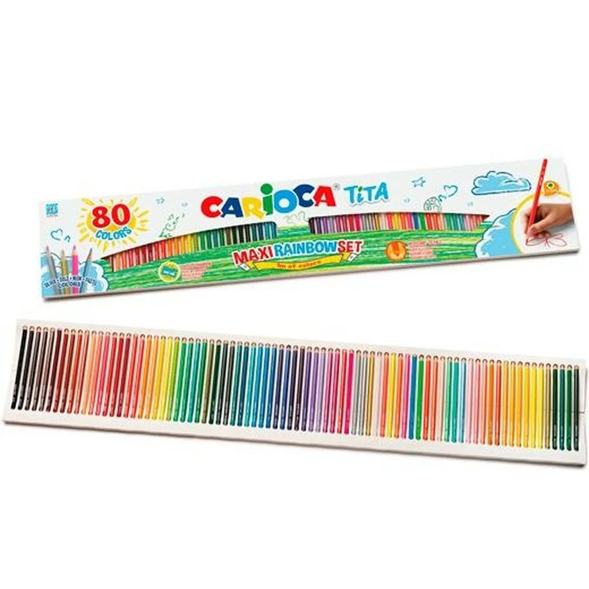 Crayons de couleur carioca tita multicouleur 80 pieces s840352167. Diaytar révolutionne votre façon de faire du shopping en ligne !