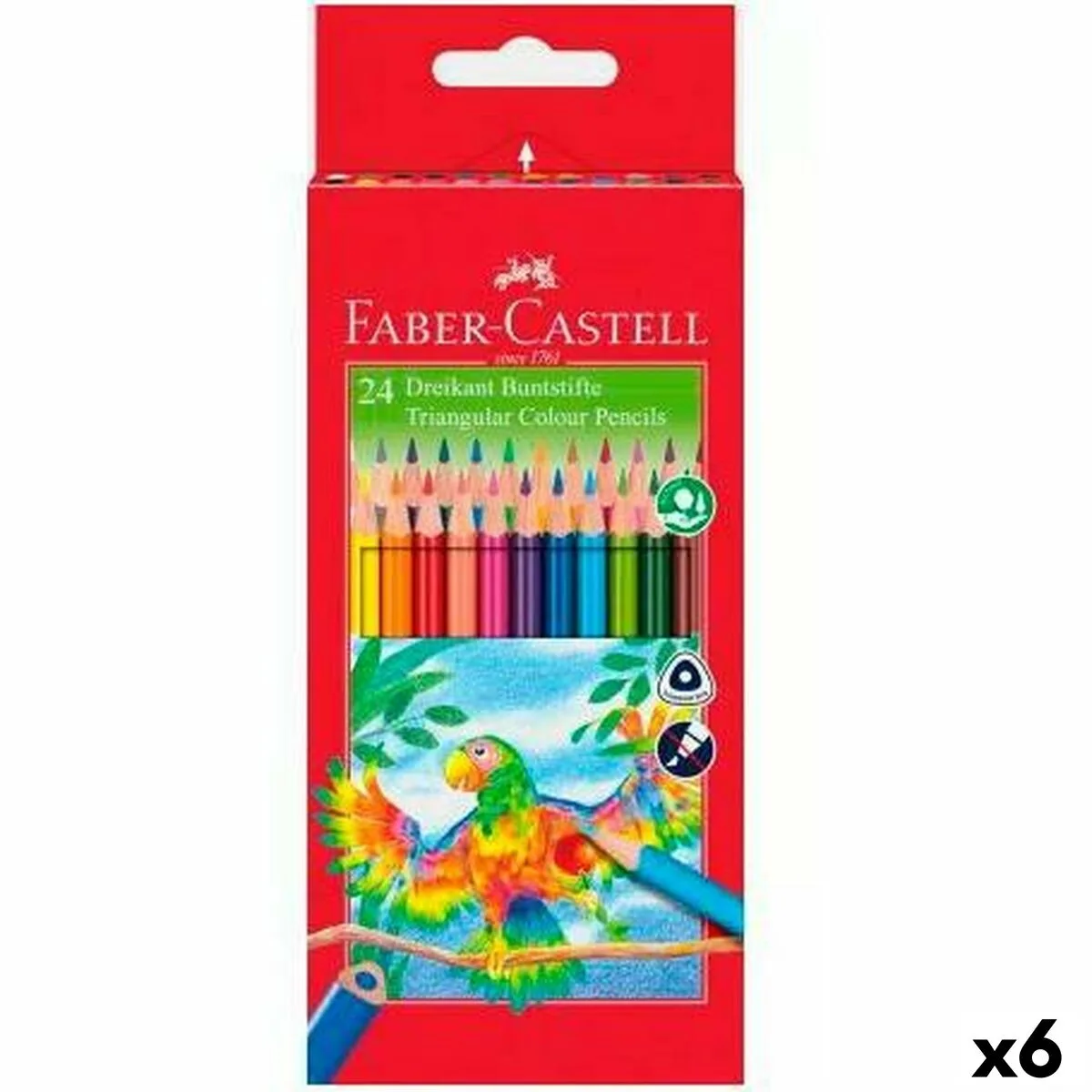 Crayons de couleur faber castell multicouleur 6 pieces s842189641. Diaytar s'adresse aux esprits modernes en quête de produits qui allient performance technologique et design épuré