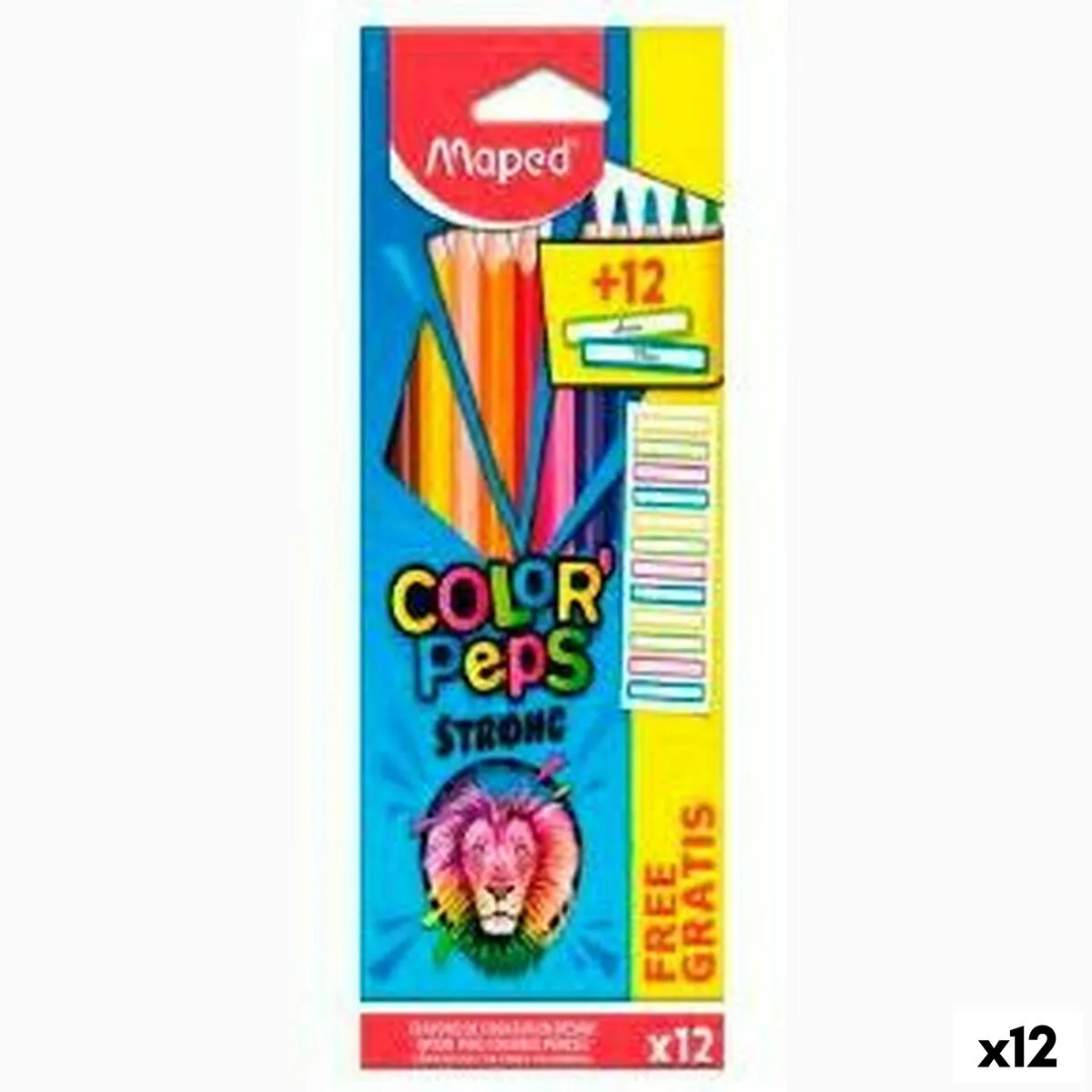 Crayons de couleur maped color peps strong multicouleur 12 pieces 12 unites s842496212. Nous sélectionnons pour Diaytar des produits qui ont une histoire, une âme, et qui sauront trouver une place dans la vôtre.