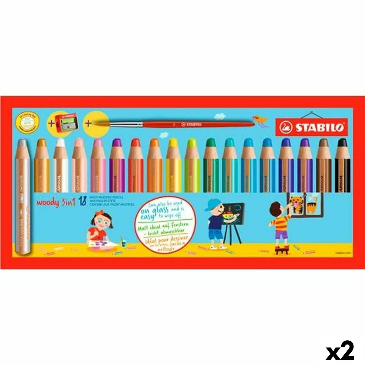 Crayons de couleur stabilo multicouleur 18 pieces 2 unites s843830592. Explorez sans limite l'offre Diaytar : des milliers de produits pour satisfaire votre soif de nouveauté et de qualité