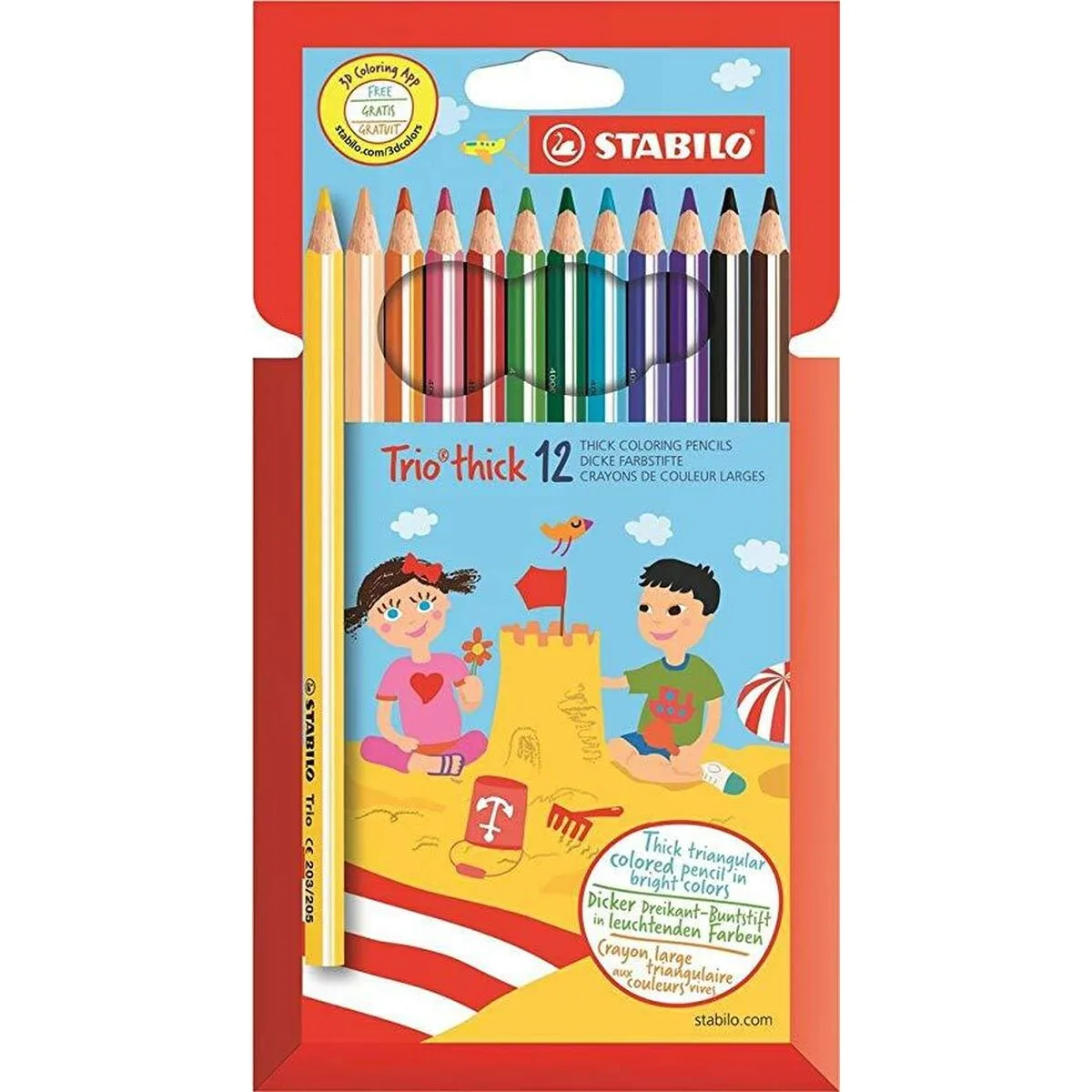 Crayons de couleur stabilo trio tick multicouleur 6 unites s843428130. Notre mission : éradiquer le superflu pour ne vous proposer que l'essentiel... mais en beaucoup plus stylé. Bienvenue chez Diaytar.