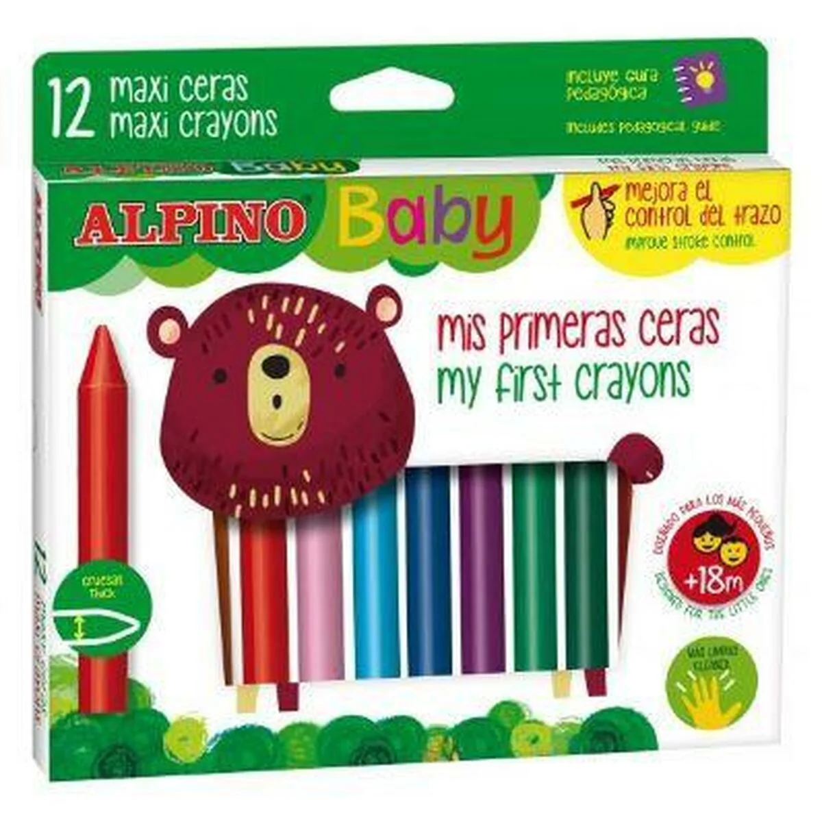 Crayons gras de couleur alpino baby multicouleur 12 pieces 6 unites s843583862. Diaytar, c'est l'assurance de produits qui durent, tant dans leur construction que dans leur style intemporel.