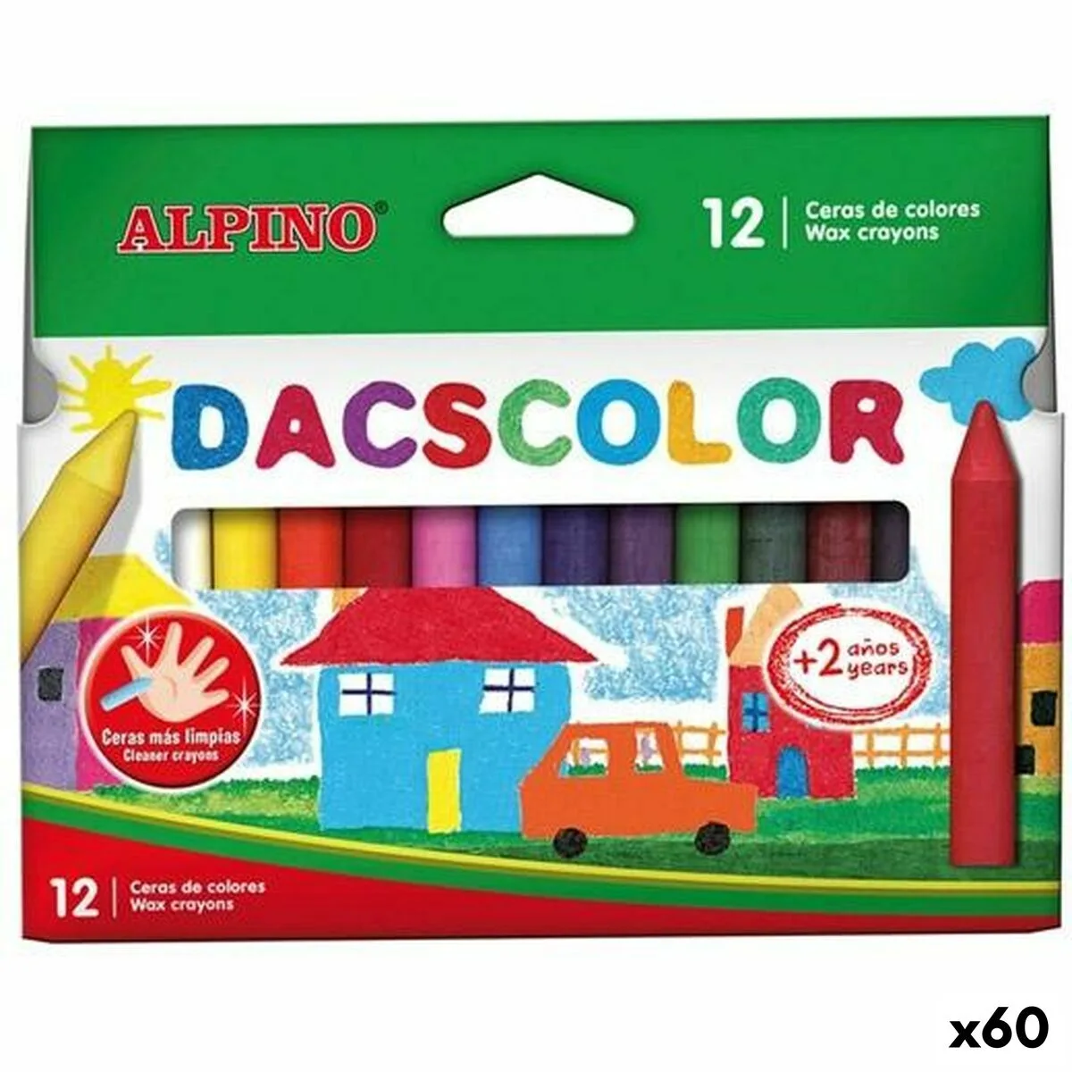 Crayons gras de couleur alpino dacscolor multicouleur 12 pieces 60 unites s843648764. Diaytar, c'est la solution élégante à tous vos problèmes du quotidien, et la source de nouvelles envies insoupçonnées.