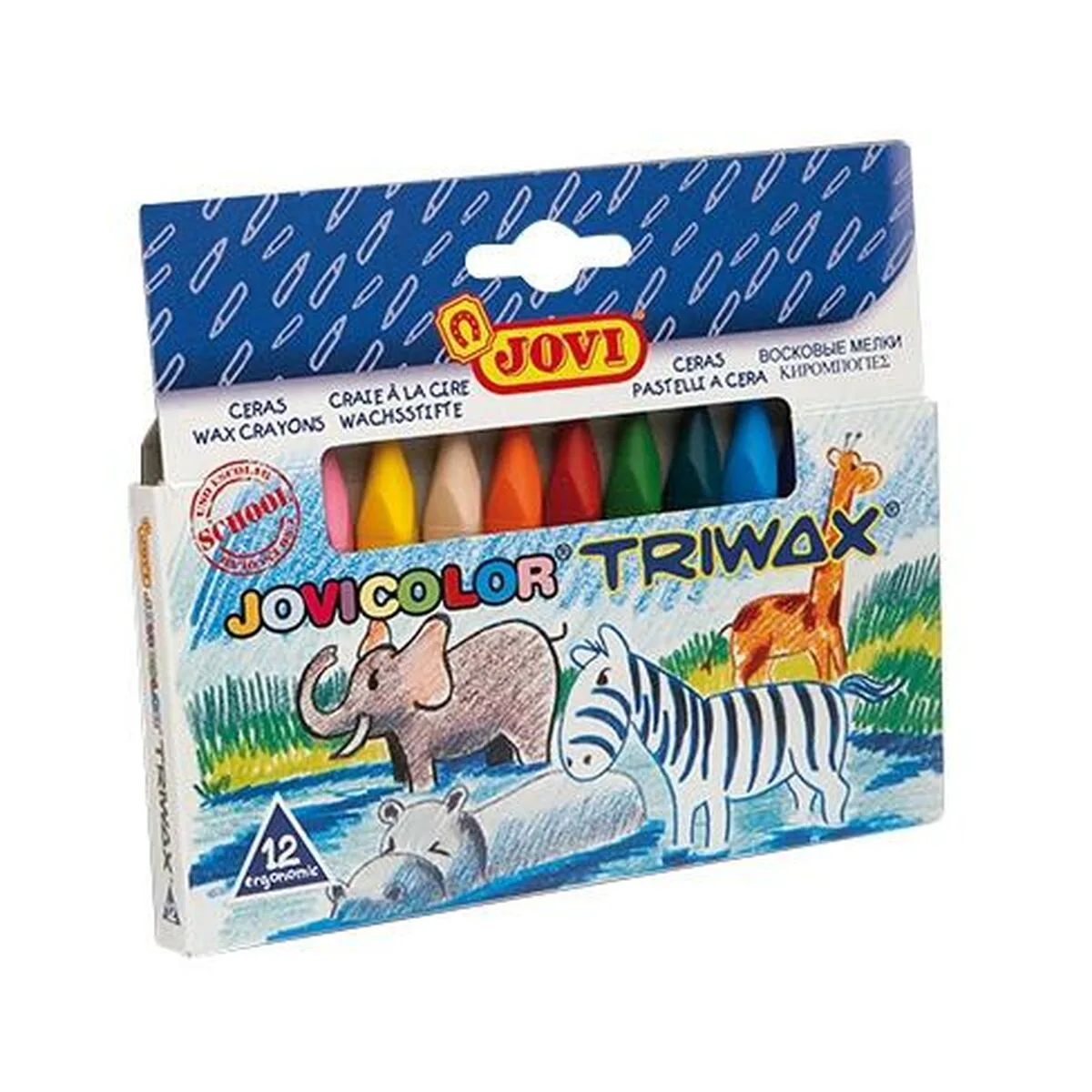 Crayons gras de couleur jovi jovicolor triwax multicouleur 12 unites s843673649. Nous sommes les archéologues du produit parfait. Diaytar exhume pour vous les trésors cachés du marché.