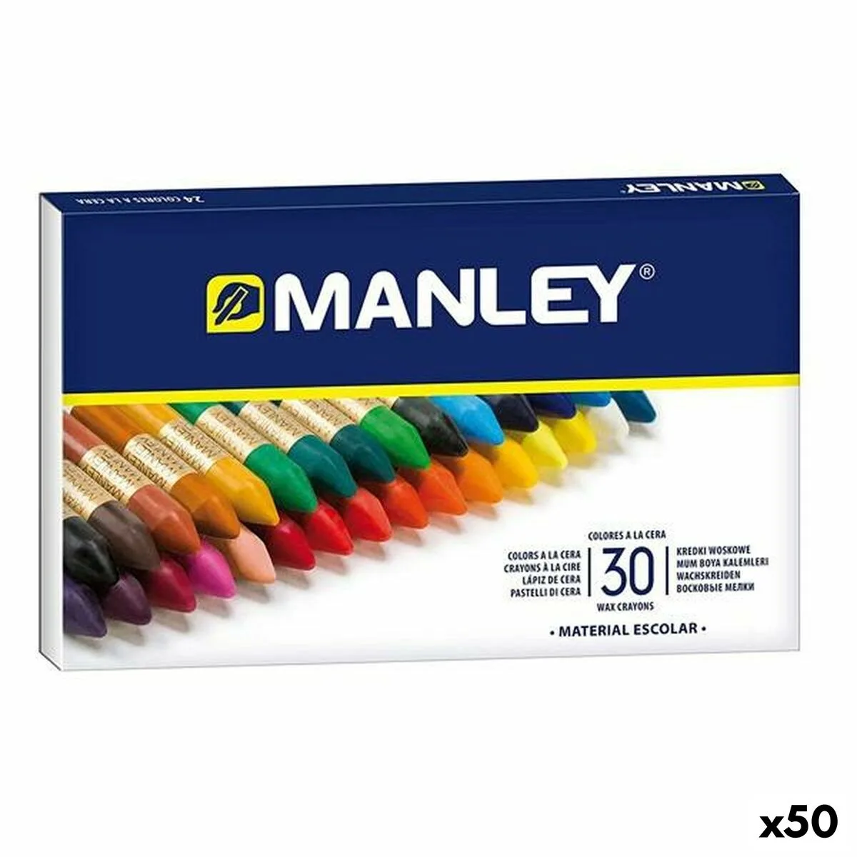 Crayons gras de couleur manley multicouleur 30 pieces 50 unites s843649914. Diaytar réinvente votre quotidien avec des objets déco pleins de charme.