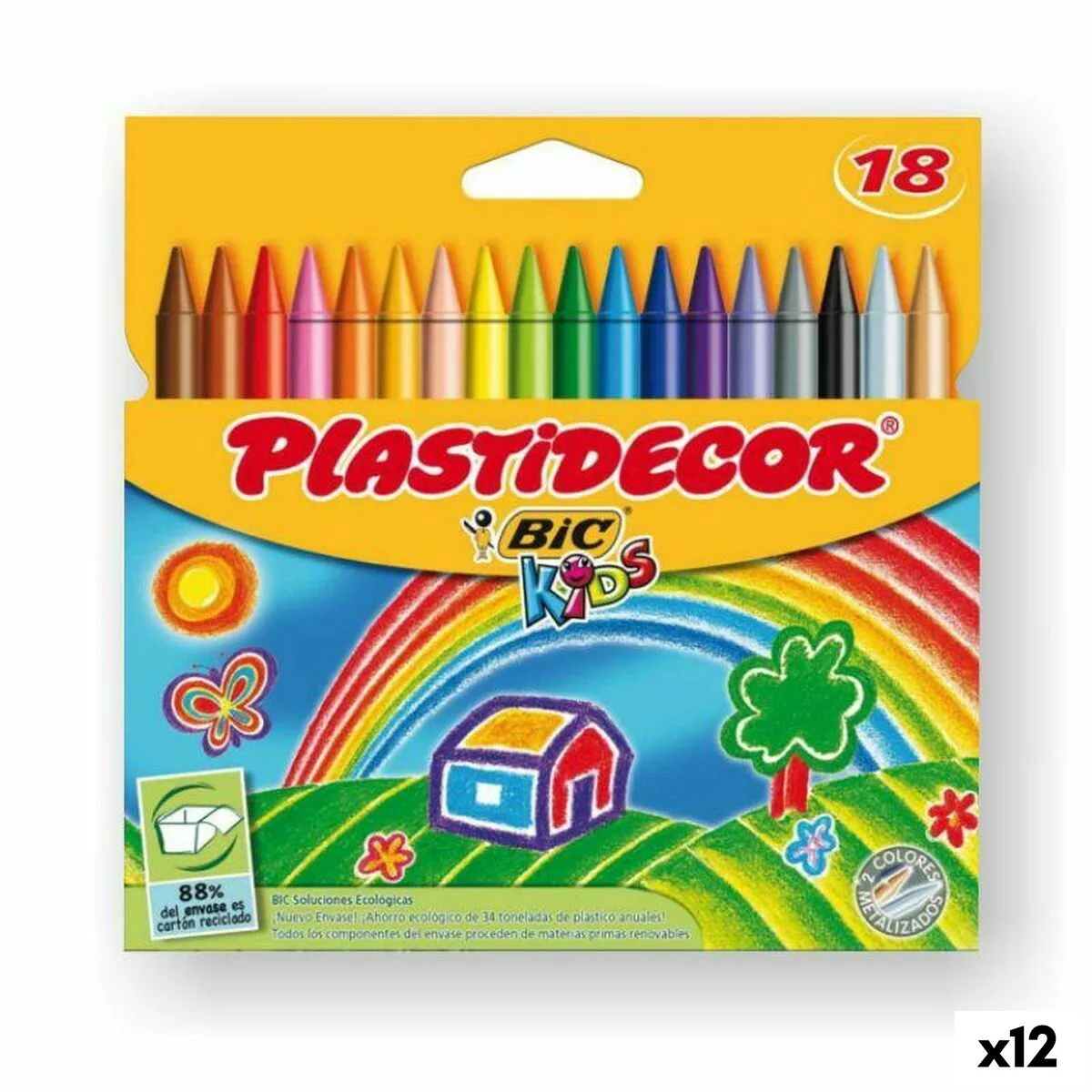 Crayons gras de couleur plastidecor multicouleur 12 unites s843381134. Diaytar incarne le nouveau visage du e-commerce : agile, éclectique et profondément ancré dans les tendances du moment
