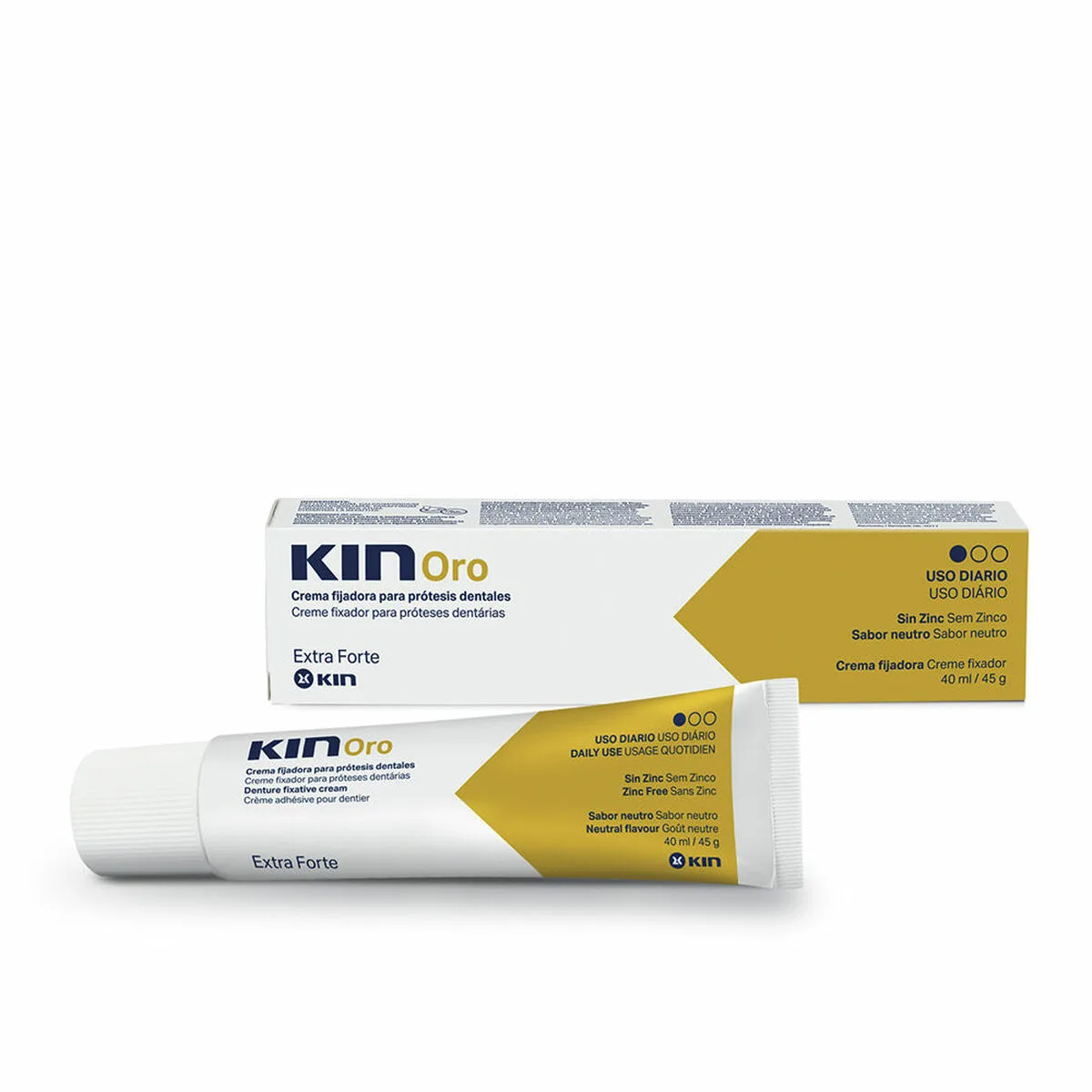 Creme de fixation pour protheses dentaires kin kin oro 40 ml extra fort s0510943369. Diaytar, c'est le refuge des amoureux du beau et de l'utile, un sanctuaire dédié au produit parfait.