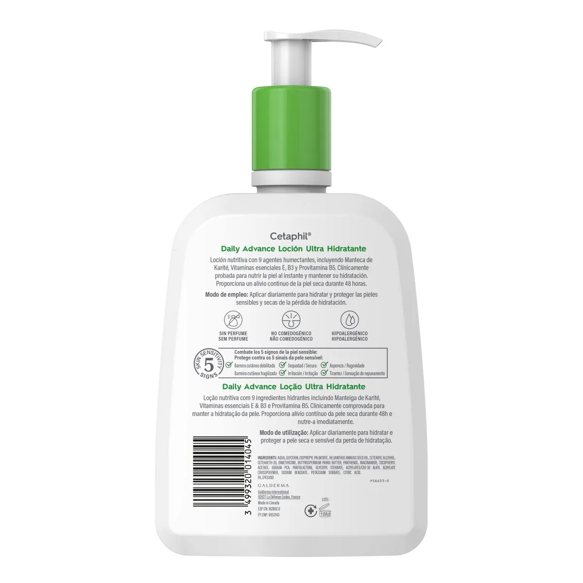 Creme ultra hydratante cetaphil daily advance 473 ml s0510179562. Diaytar : Votre guide shopping pour une sélection exigeante de produits tendance, technologiques et domestiques