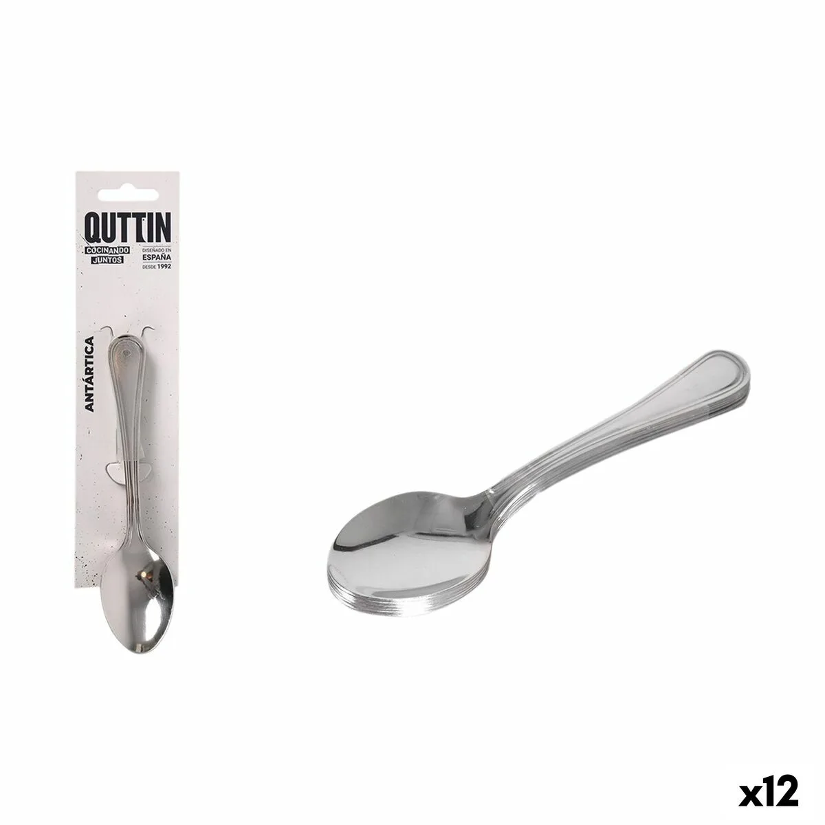 Cuillere a dessert quttin antartica 1 5 mm 6 pieces 12 unites s223723872. Diaytar, c'est la preuve que le génie réside dans les détails. Chaque produit a été scruté, pesé, et approuvé.