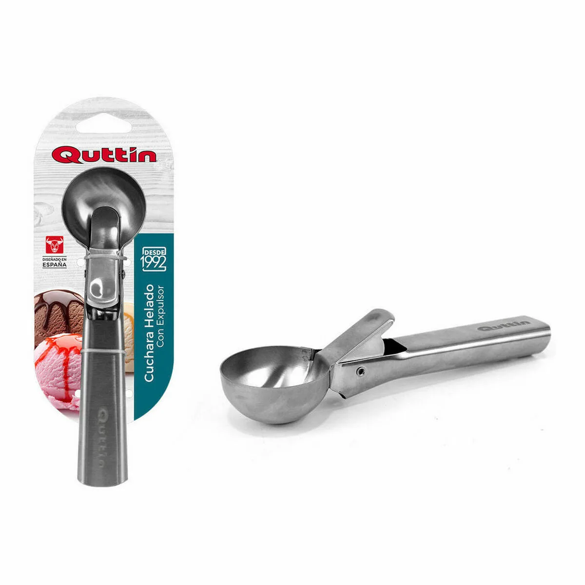 Cuillere a glace quttin 62955 acier inoxydable argente 18 x 5 x 4 cm 12 unites s223017435. Diaytar incarne le renouveau du commerce en ligne : authentique, engagé et résolument tourné vers l'avenir.