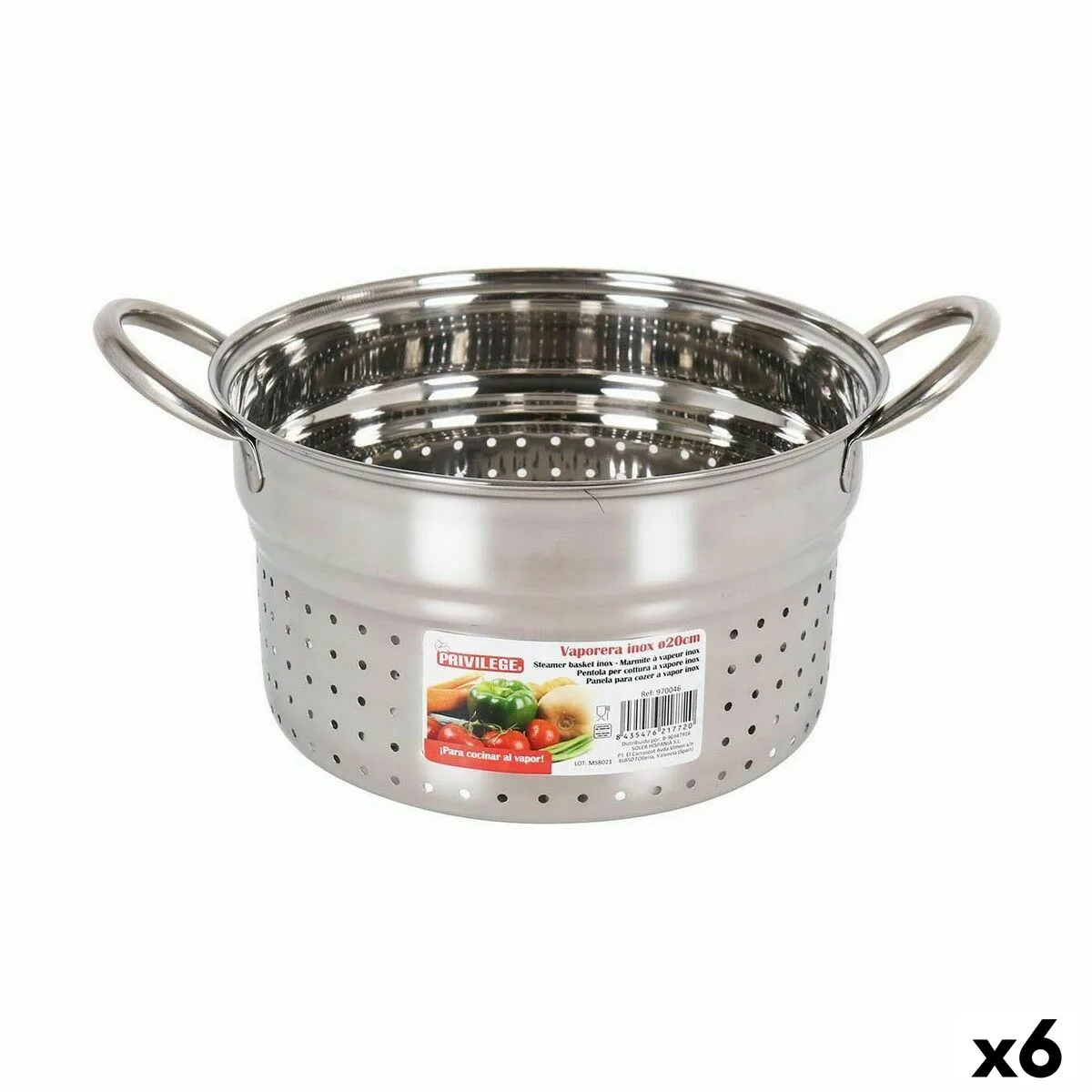 Cuiseur vapeur privilege casserole o 22 x 29 x 14 5 cm 6 unites s223277137. Diaytar cultive l'art du bien-être à travers ses produits soigneusement choisis.