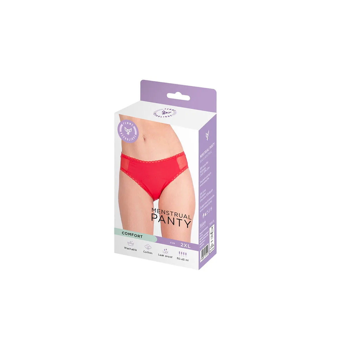 Culotte menstruelle femme republique rouge s400596578. Plongez dans l'univers Diaytar, votre référence pour des produits du quotidien, high-tech et déco, tous porteurs de tendances