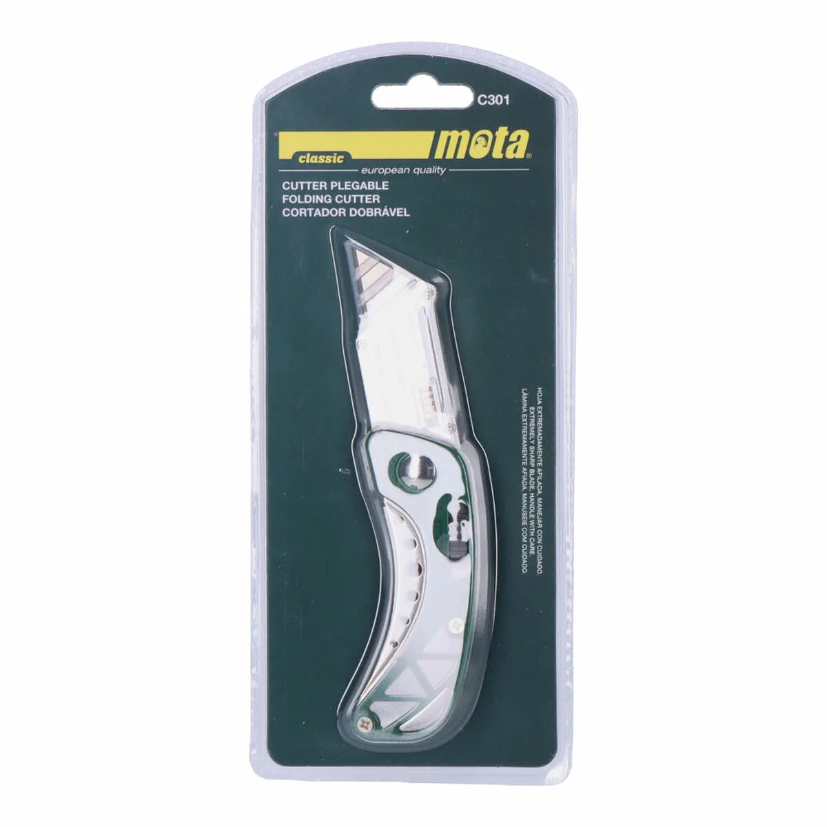Cutter mota c301 pliable s792074373. Diaytar a été conçu pour ceux qui refusent le compromis. Ici, chaque produit est une victoire du qualitatif sur le quantitatif.