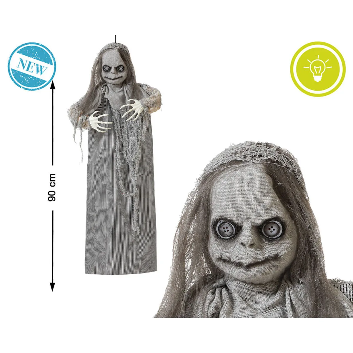 Decoration d halloween 90 cm fantome s113560123. Diaytar, c'est le cercle vertueux : des produits de qualité qui améliorent votre vie, qui vous rendent heureux, alors vous revenez.