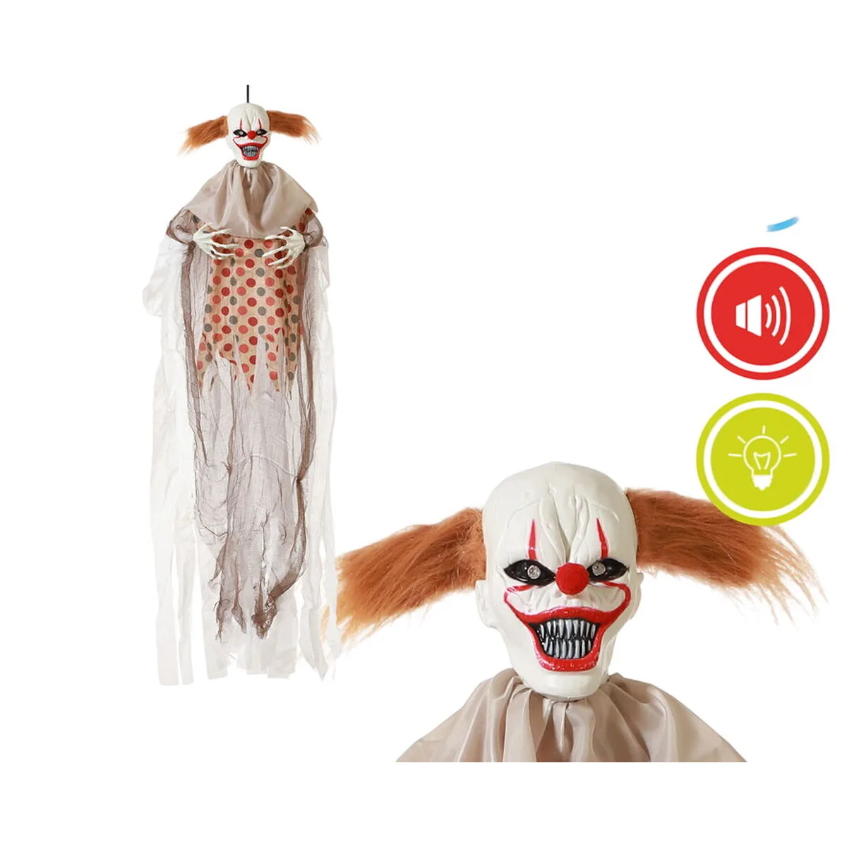 Decoration d halloween clown 120 x 70 x 12 cm s113561270. Notre algorithme préféré chez Diaytar ? L'humain. Car rien ne remplace le coup de cœur pour un produit exceptionnel.