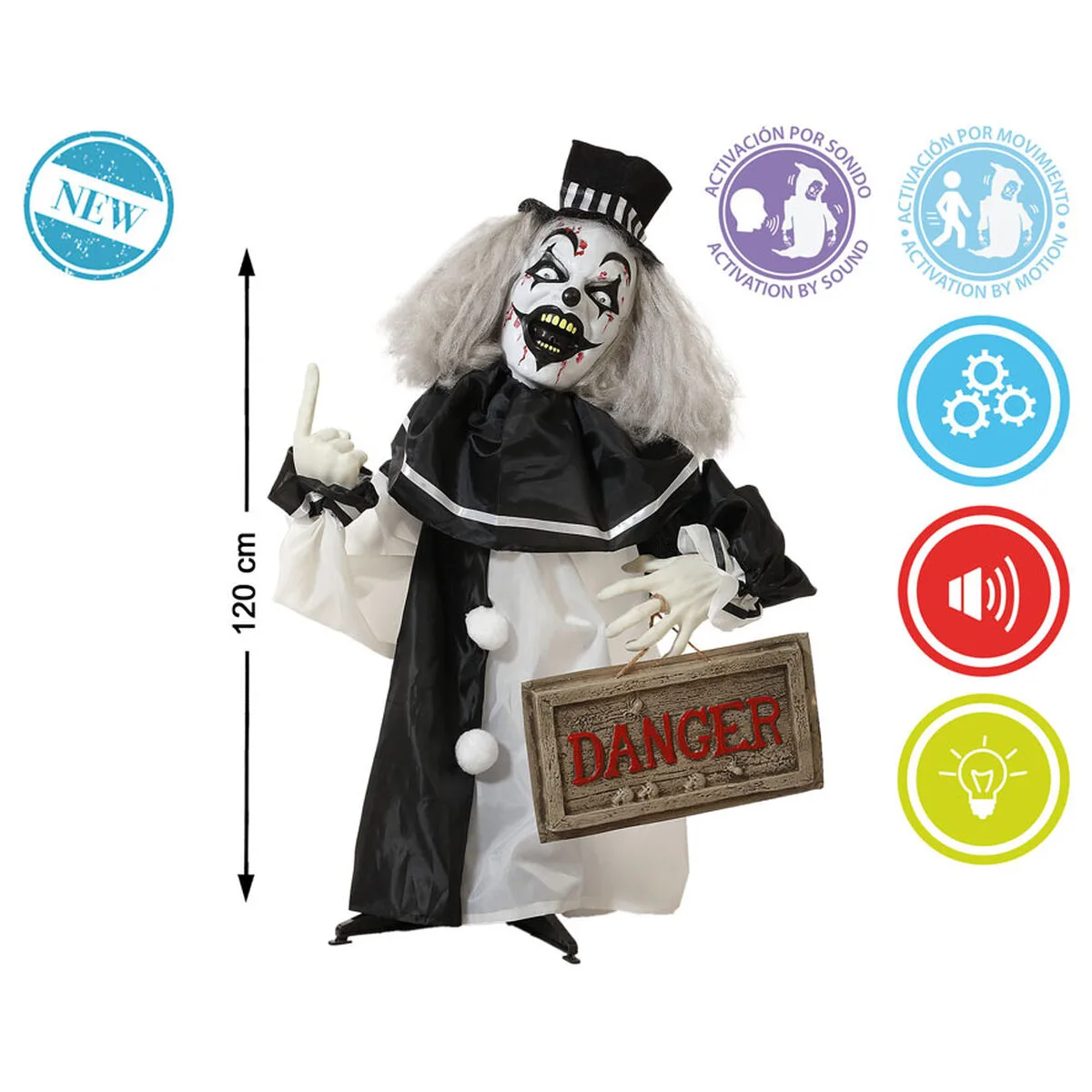 Decoration d halloween clown 120 x 85 x 18 cm s113561795. Diaytar c'est bien plus qu'une boutique en ligne : c'est un concept où chaque produit, de l'électronique à la décoration, raconte une histoire