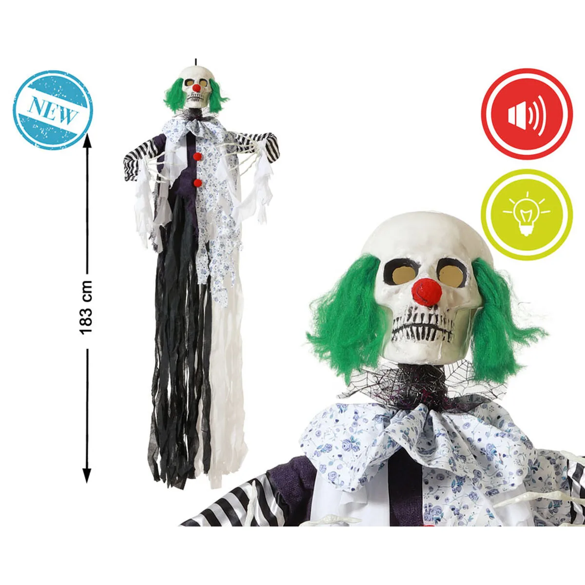 Decoration d halloween clown 160 x 116 cm s113566738. Diaytar, le trait d'union entre vos besoins pratiques et vos aspirations esthétiques, à travers une offre généraliste pointue