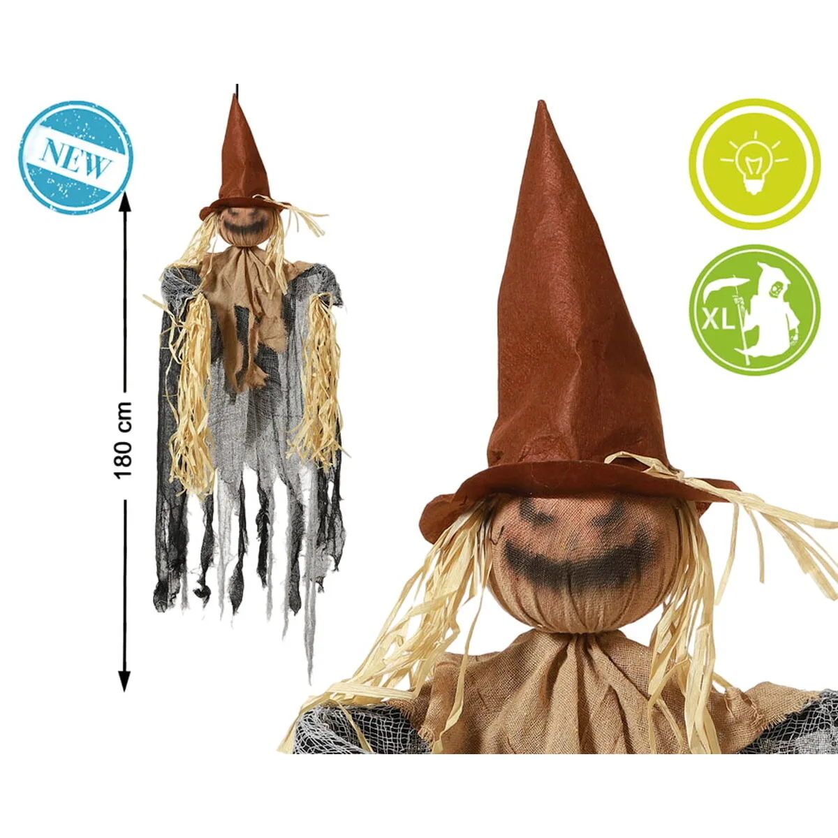 Decoration d halloween epouvantail 180 x 140 x 23 cm s113560461. Nous avons injecté tout notre savoir-faire dans Diaytar pour vous offrir une expérience shopping sans friction, tout en plaisir.
