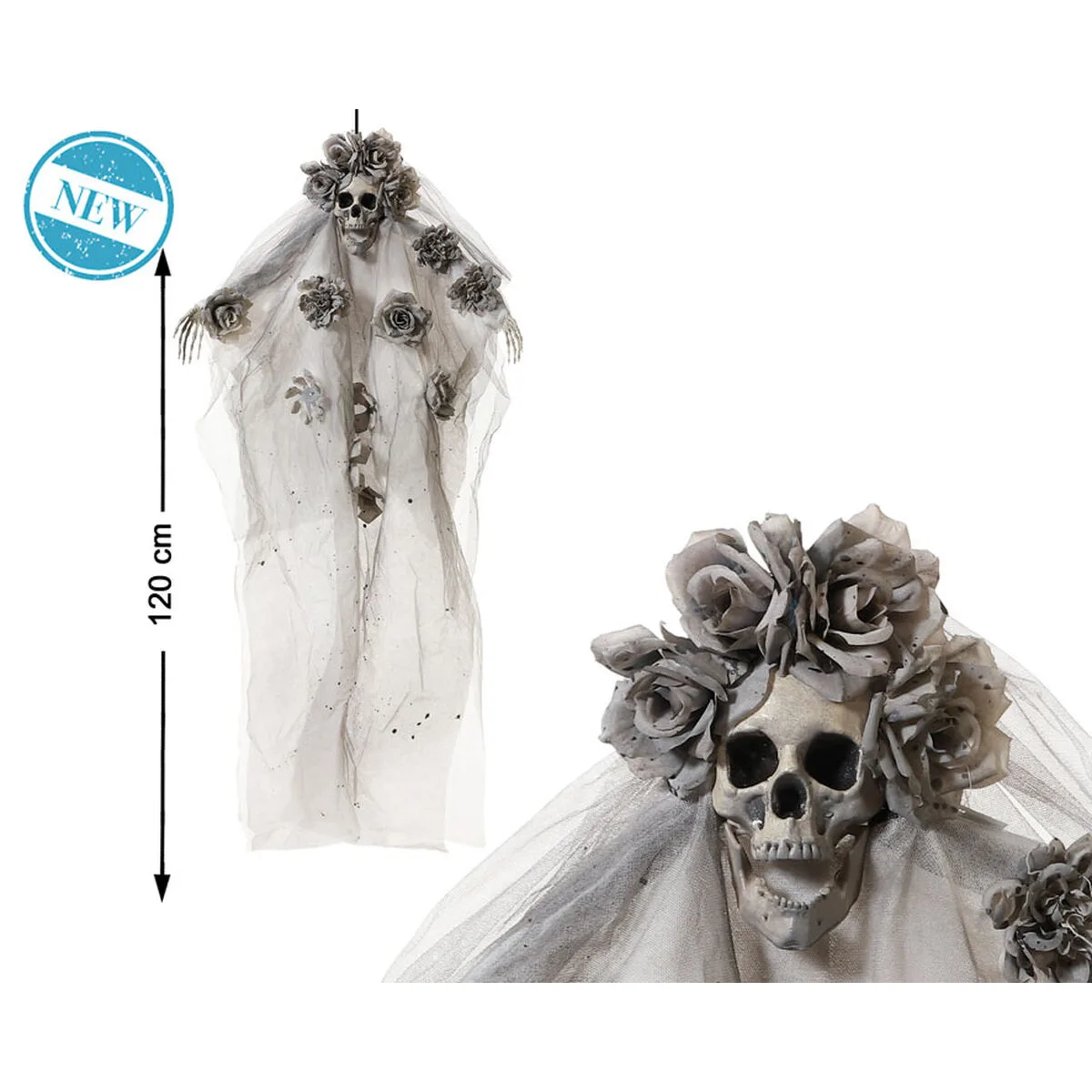 Decoration d halloween squelette 120 cm s113560793. Exprimez votre personnalité avec les accessoires tendance de Diaytar.