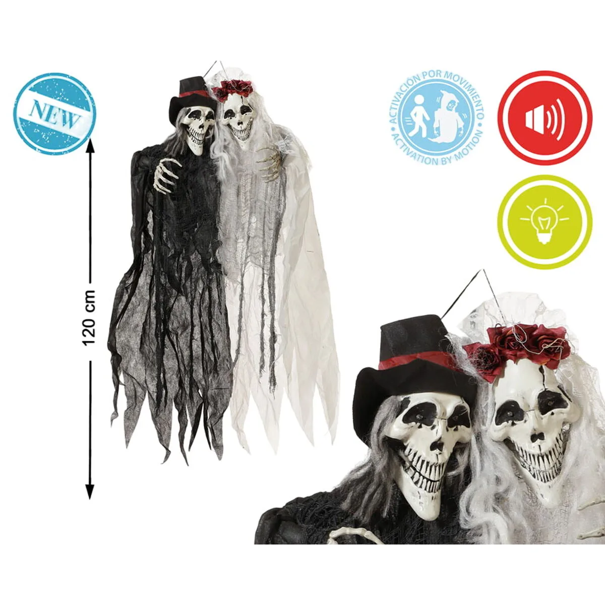 Decoration d halloween squelette 120 x 60 cm s113564232. Notre credo ? L'excellence accessible. Diaytar rend le premium attainable dans chaque catégorie de produits.