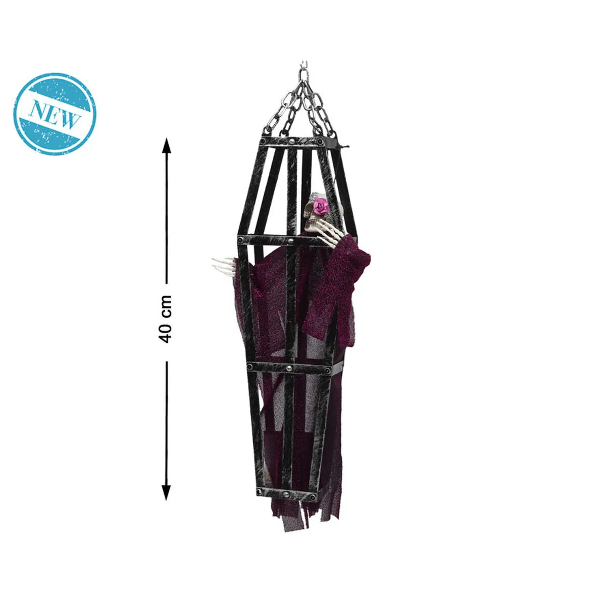 Decoration d halloween squelette 40 x 13 cm cage s113568193. Nous croyons en la magie des objets. Chez Diaytar, chaque produit a le pouvoir de transformer une routine en moment précieux.