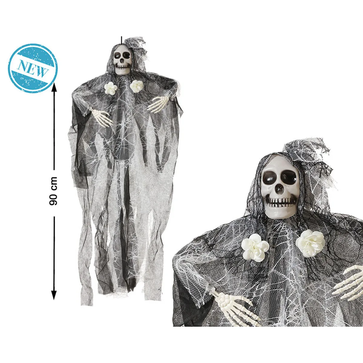 Decoration d halloween squelette 90 x 70 cm mariee s113567037. Diaytar puise sa force dans sa capacité à sans cesse renouveler son offre avec des produits généraux frais et inattendus