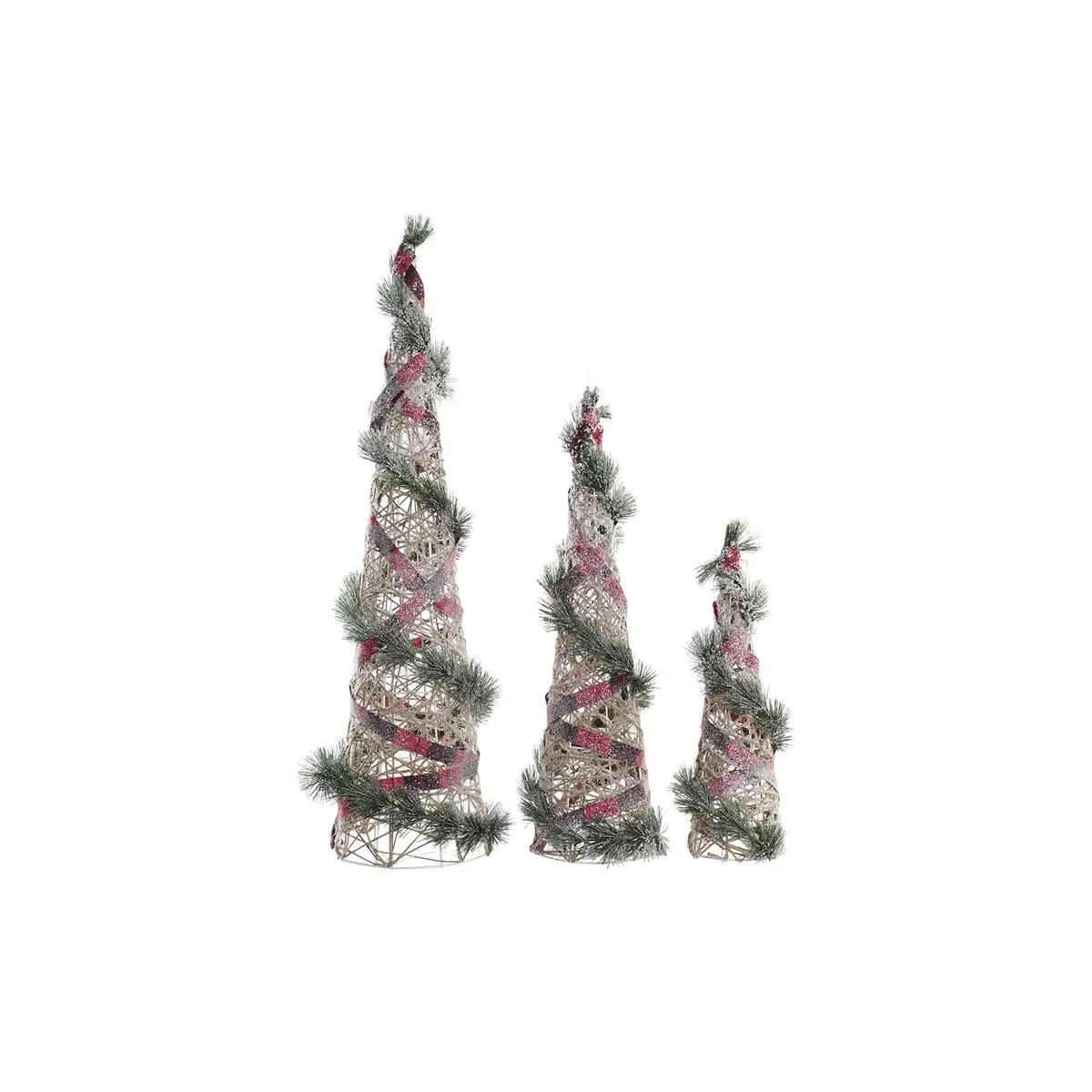 Decoration lumineuse dkd home decor rouge vert naturel enneige 20 x 20 x 80 cm cones noel led 3 pieces s303537739. Diaytar Mode : Où l'élégance rencontre l'originalité pour un style unique.