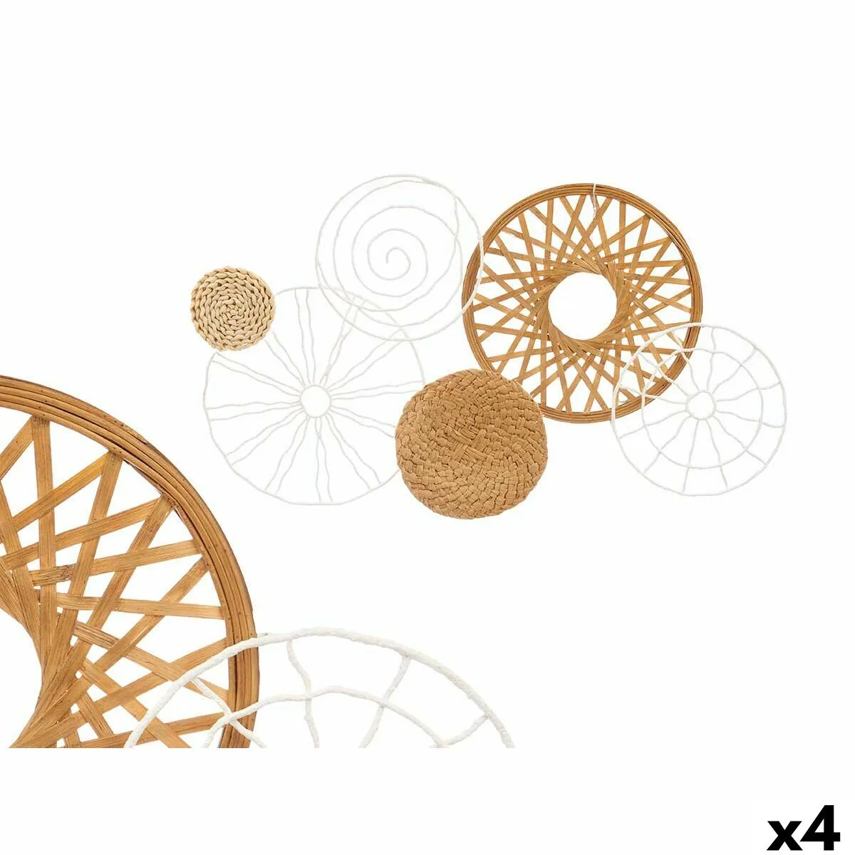 Decoration murale 23smb1746 blanc marron metal 71 1 x 3 8 x 42 5 cm 4 unites s363306846. Diaytar, c'est la promesse tenue d'un e-commerce où l'émerveillement devant un produit simple est encore possible.