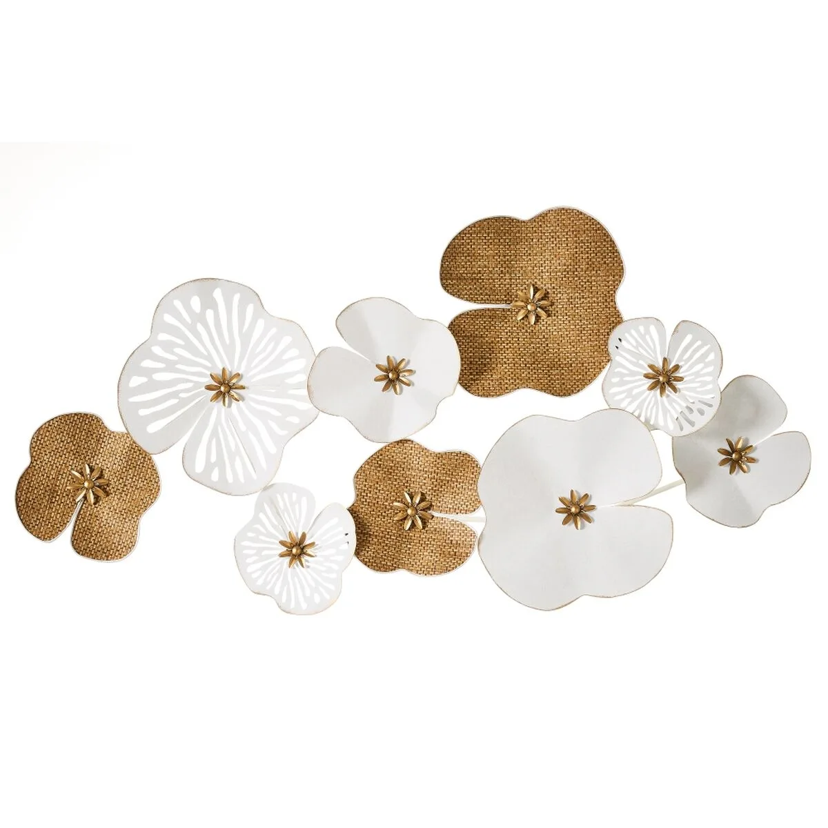 Decoration murale blanc dore fer 120 x 7 x 65 cm s880747933. Nous traitons chaque produit Diaytar avec le même respect que si nous devions l'offrir à un proche. La qualité est non-négociable.
