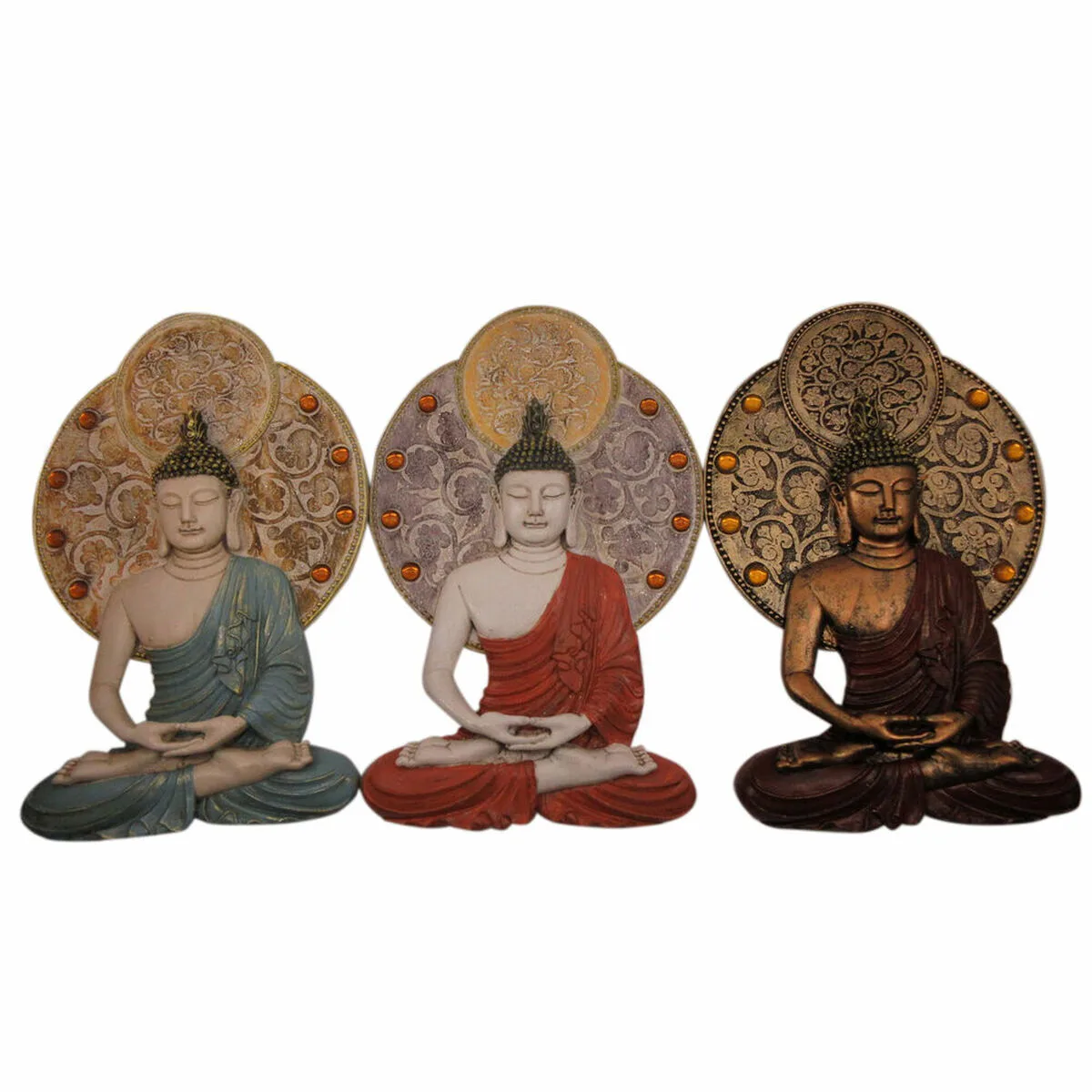 Decoration murale dkd home decor 20 x 4 x 30 3 cm rouge bleu dore buda oriental 3 pieces s301911190. Notre philosophie Diaytar : vous offrir une plateforme unique où produits généraux, tendances et technologies convergent harmonieusement