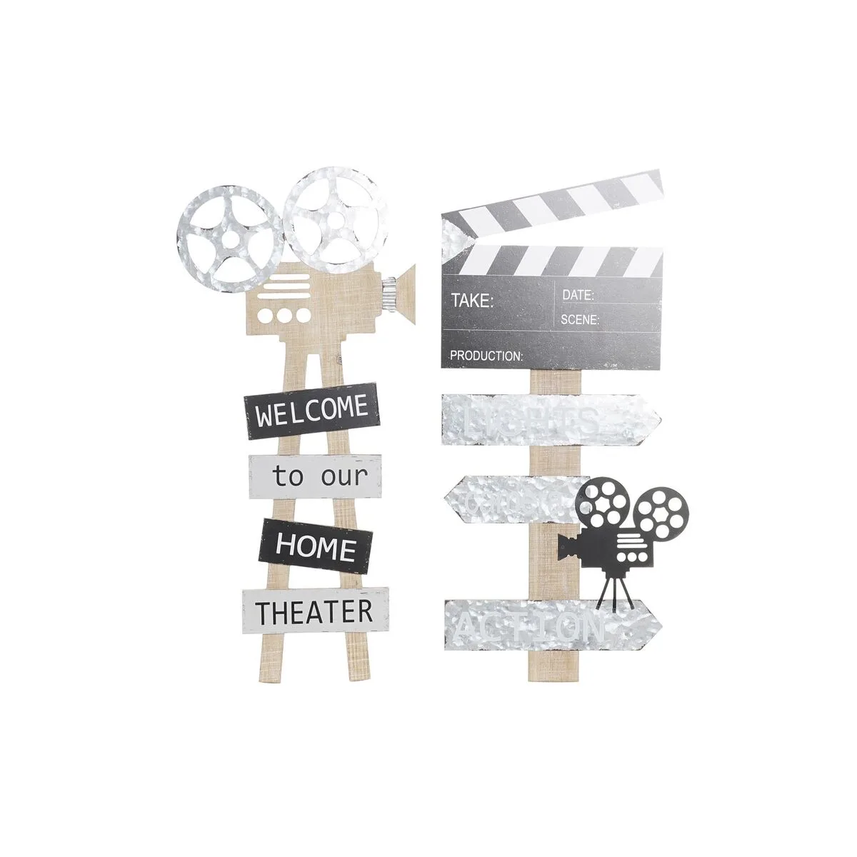 Decoration murale dkd home decor 32 x 2 x 70 cm noir gris vintage 2 unites s302944889. Diaytar, c'est l'assurance de découvrir des produits que vous ne trouverez nulle part ailleurs, tous domaines confondus