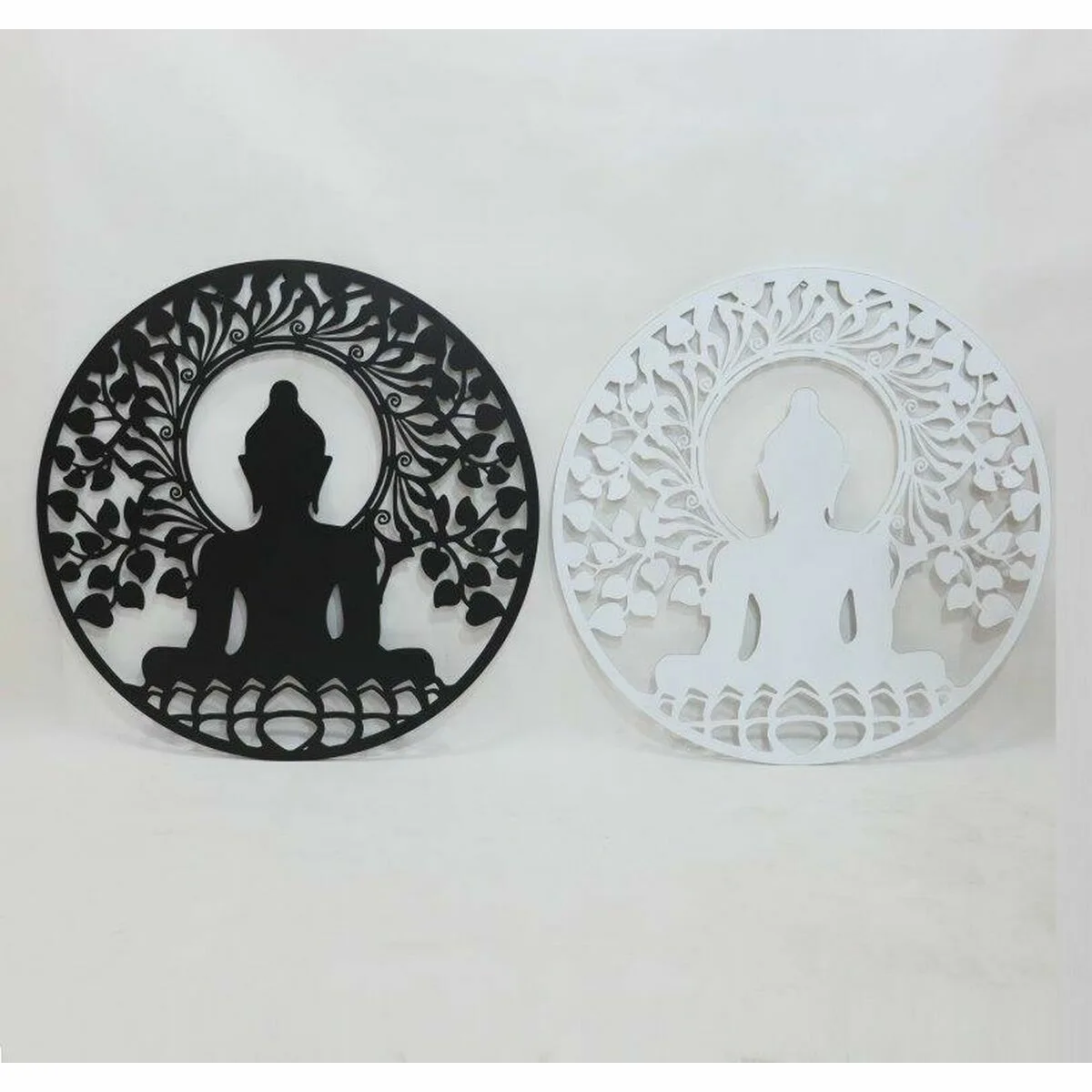 Decoration murale dkd home decor 98 x 1 x 98 cm 100 x 1 x 100 cm noir buda blanc oriental 2 unites s303936416. Bienvenue sur Diaytar, la plateforme qui a réussi le pari de rendre le shopping généraliste aussi excitant que la mode.