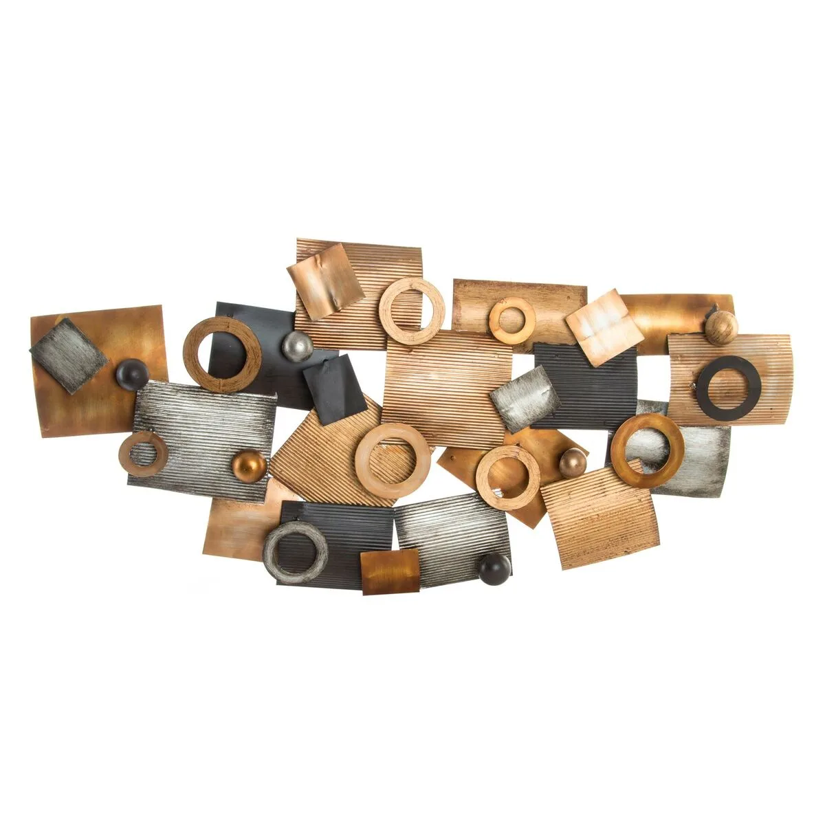 Decoration murale dkd home decor abstrait gris metal cuivre moderne cercles 109 x 7 x 53 cm s303941158. Diaytar s'engage à vous proposer une expérience shopping unique avec des produits généraux innovants, tendance et toujours à prix attractifs