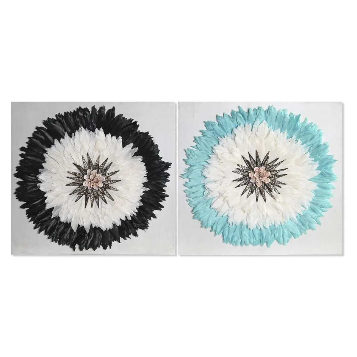Decoration murale dkd home decor blanc noir 60 x 6 x 60 cm 2 unites s303942666. Notre équipe Diaytar est une bande de dénicheurs compulsifs, toujours en quête du produit qui provoquera l'étincelle dans votre regard.
